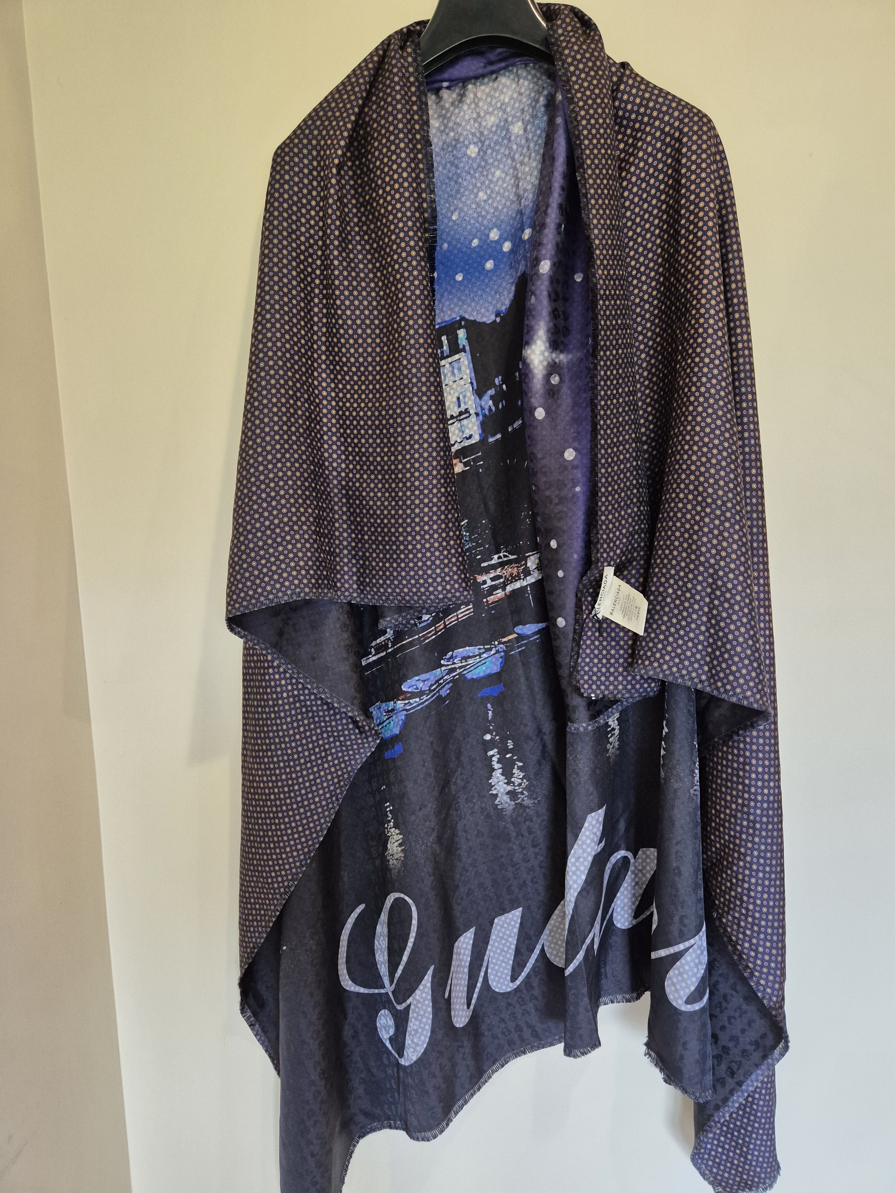 Balenciaga Balenciaga Guetaria silk scarf Size ONE SIZE - 3 Thumbnail