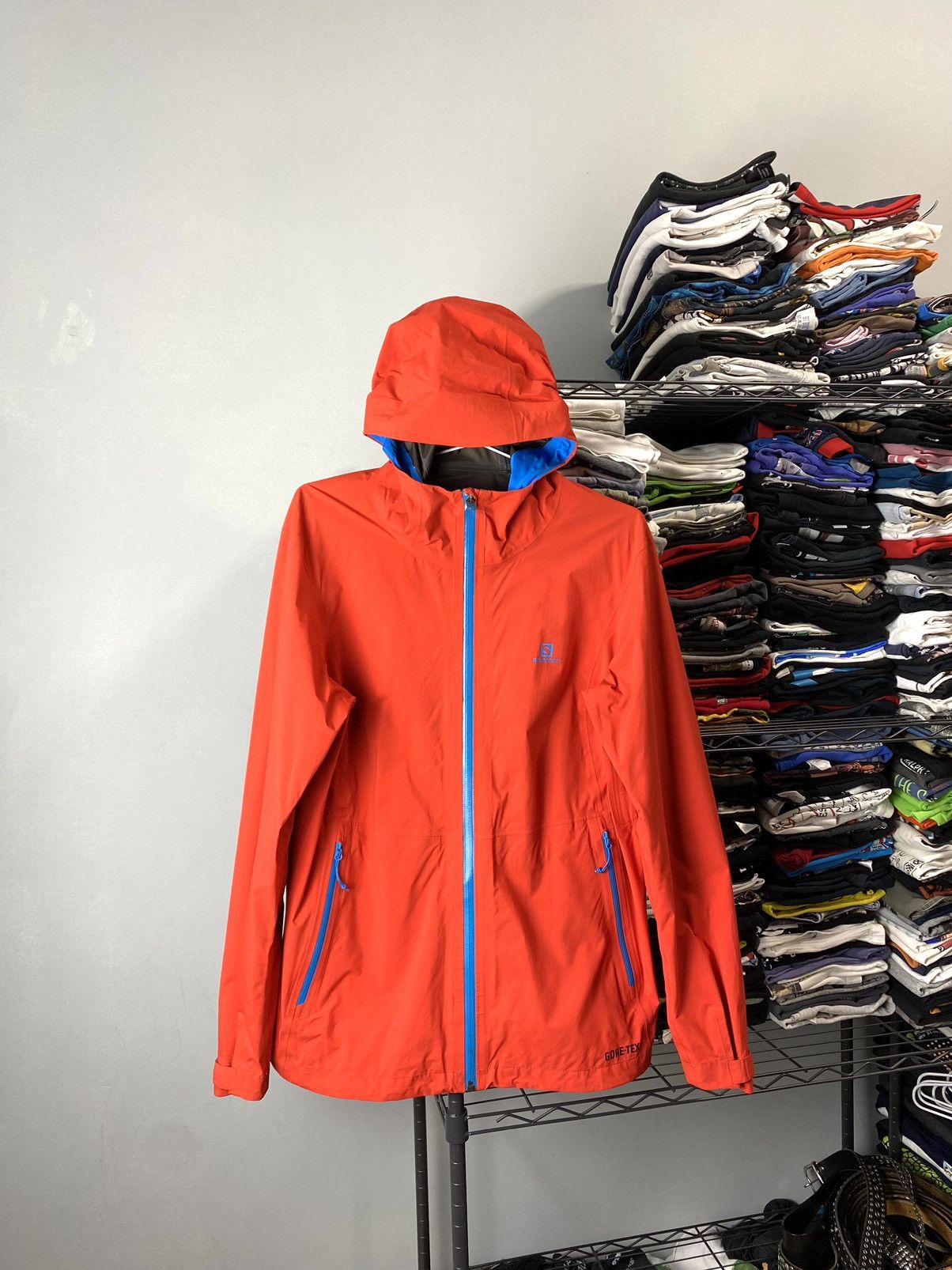 image of Outdoor Life x Salomon Gore-Tex Jacket Gorpcore Hype in Coral, Women's (Size XL)