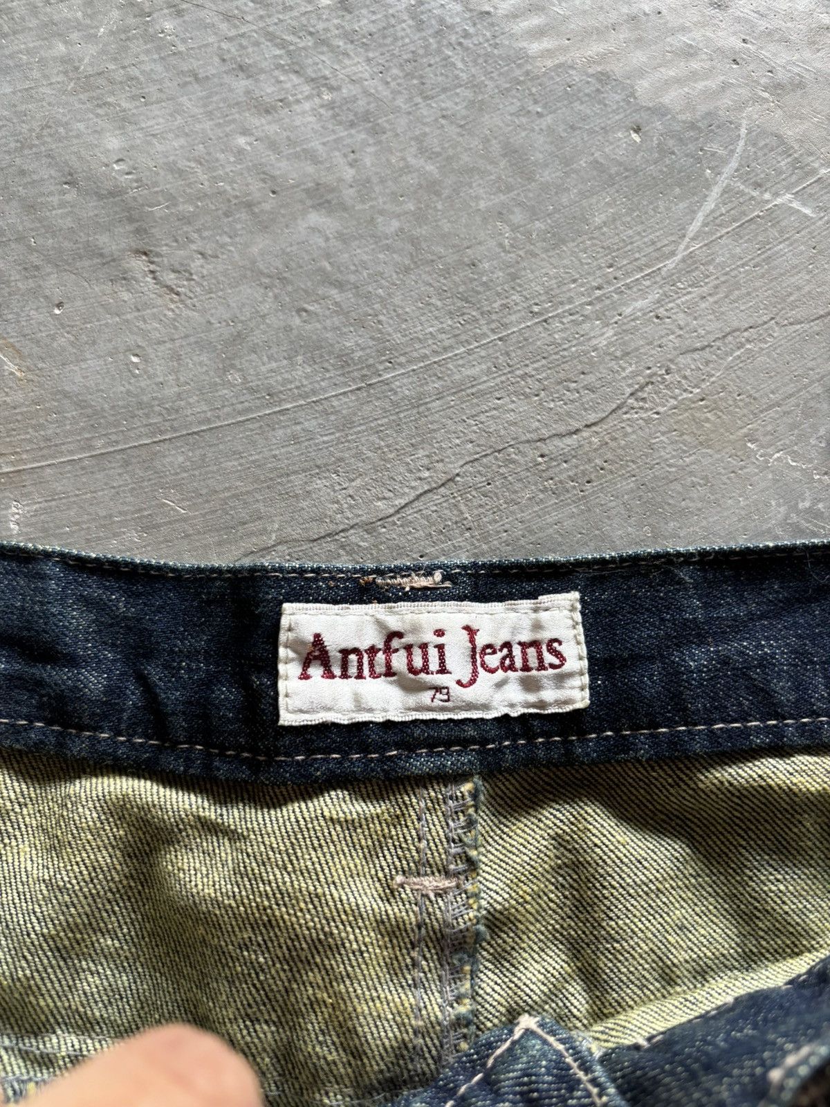 Hysteric Glamour ANTFUI double waist japanese rusty crazy sick washed punk Size US 30 / EU 46 - 5 Thumbnail