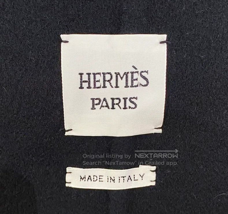 Hermes Hermes Black cashmere belted coat Size XXS / US 00 / IT 34 - 6 Thumbnail