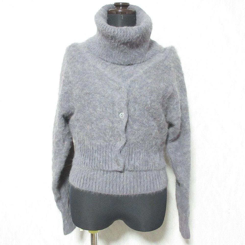 Other Other Snidel Fox Alpaca 2way Cardigan Ensemble Textile Tops DUTY FREE for USA Size ONE SIZE - 1 Thumbnail