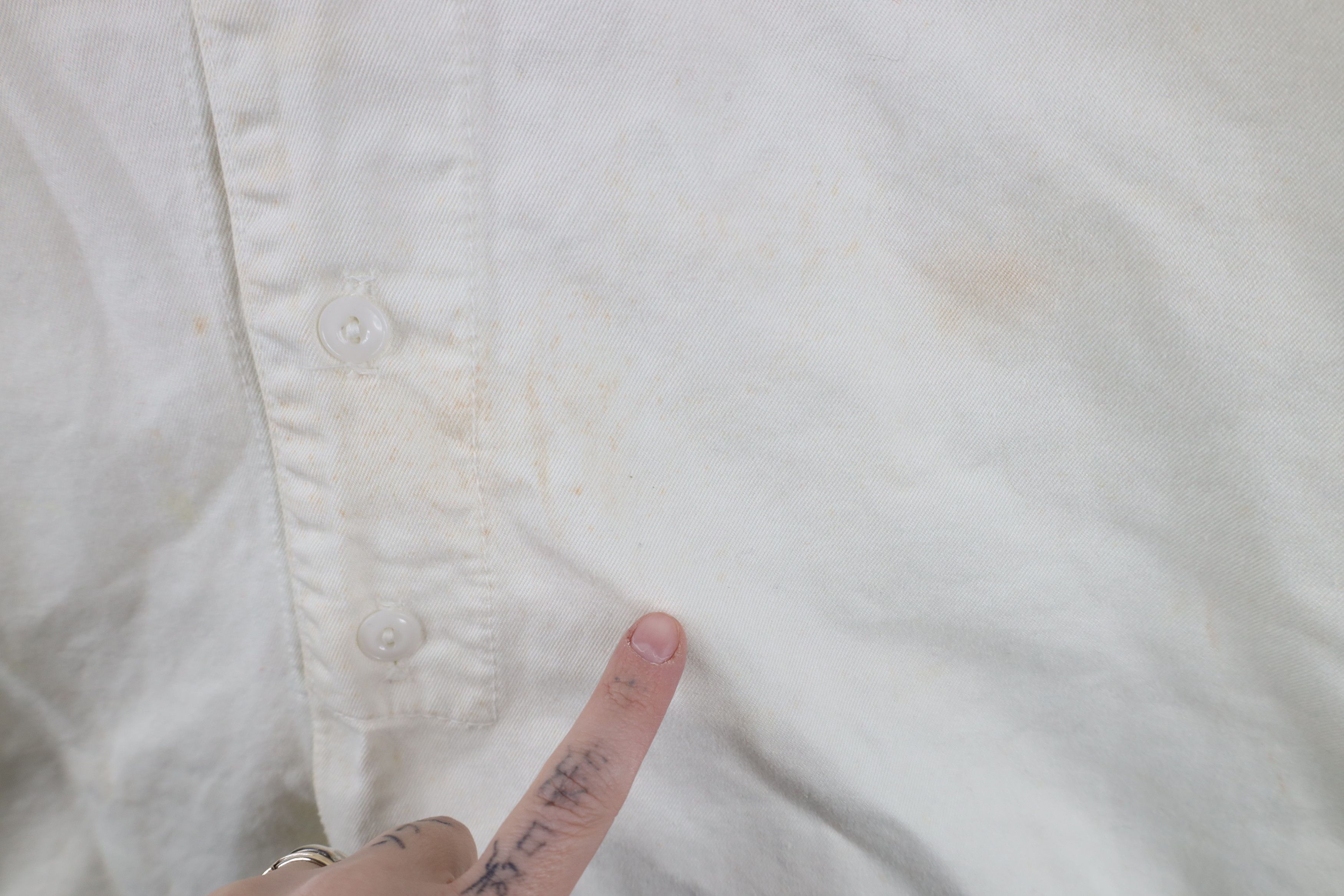 Vintage Vintage 50s Stitch Sleeveless Baseball Jersey White USA Size US XL / EU 56 / 4 - 5 Thumbnail