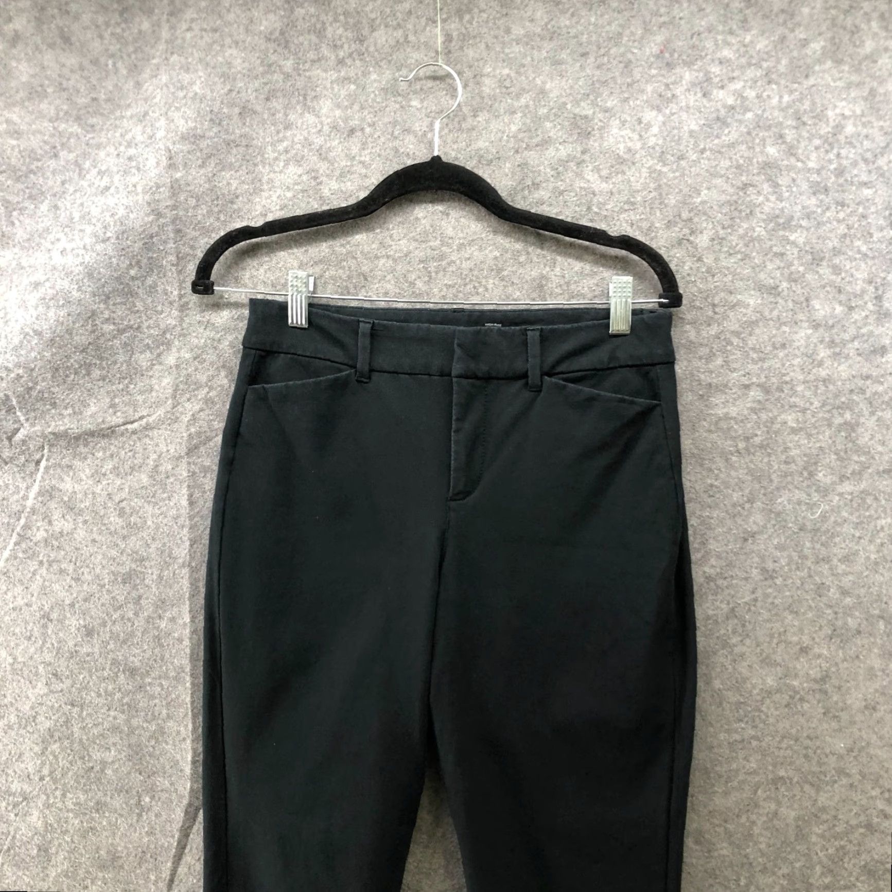 Old Navy VINTAGE? No, Old Navy Pixie High Rise Pants Womens 4 Black Dress Pants Trousers Skinny Size 27" / US 4 / IT 40 - 3 Thumbnail