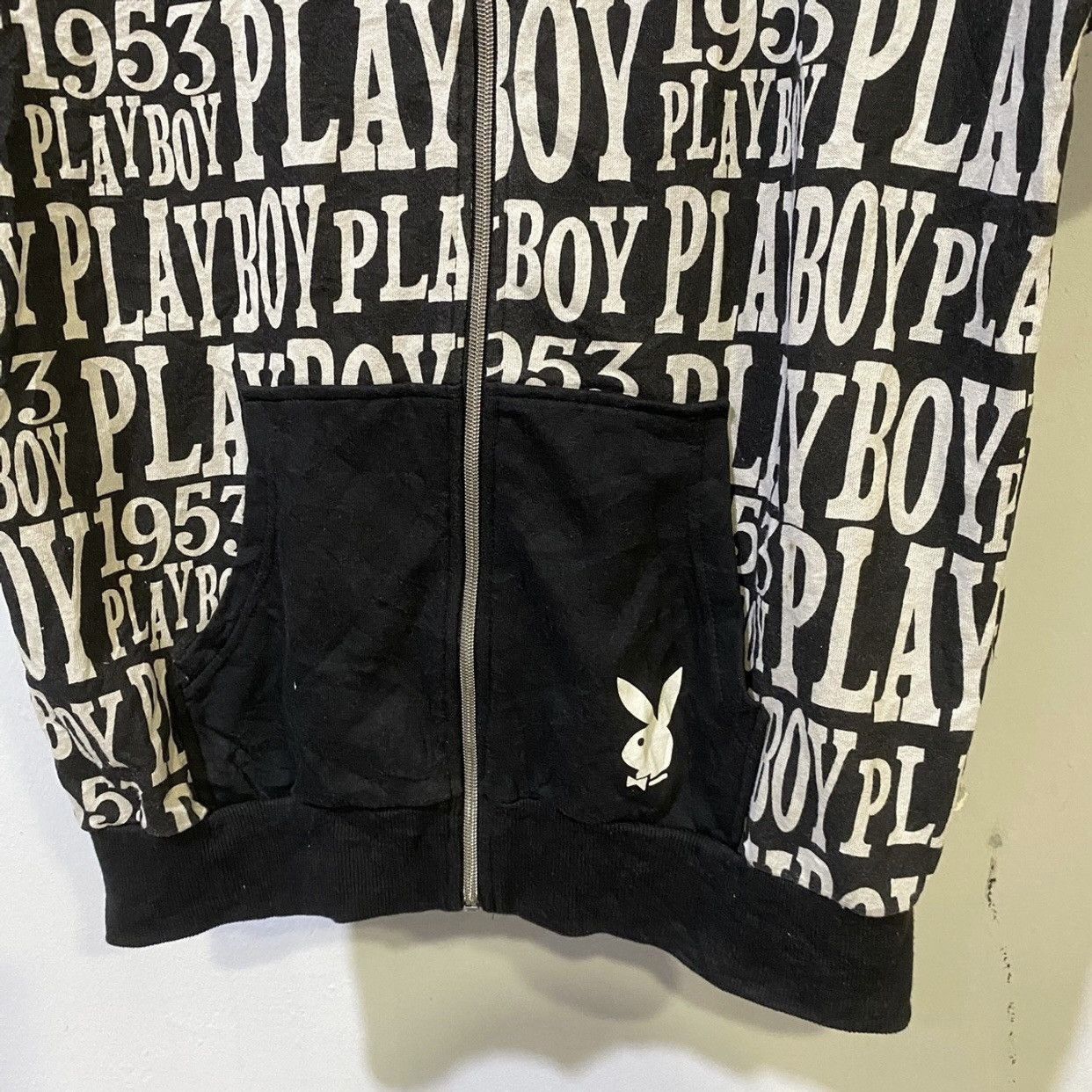 Playboy Playboy Full Print Short Sleeve Hoodie Size US L / EU 52-54 / 3 - 4 Thumbnail