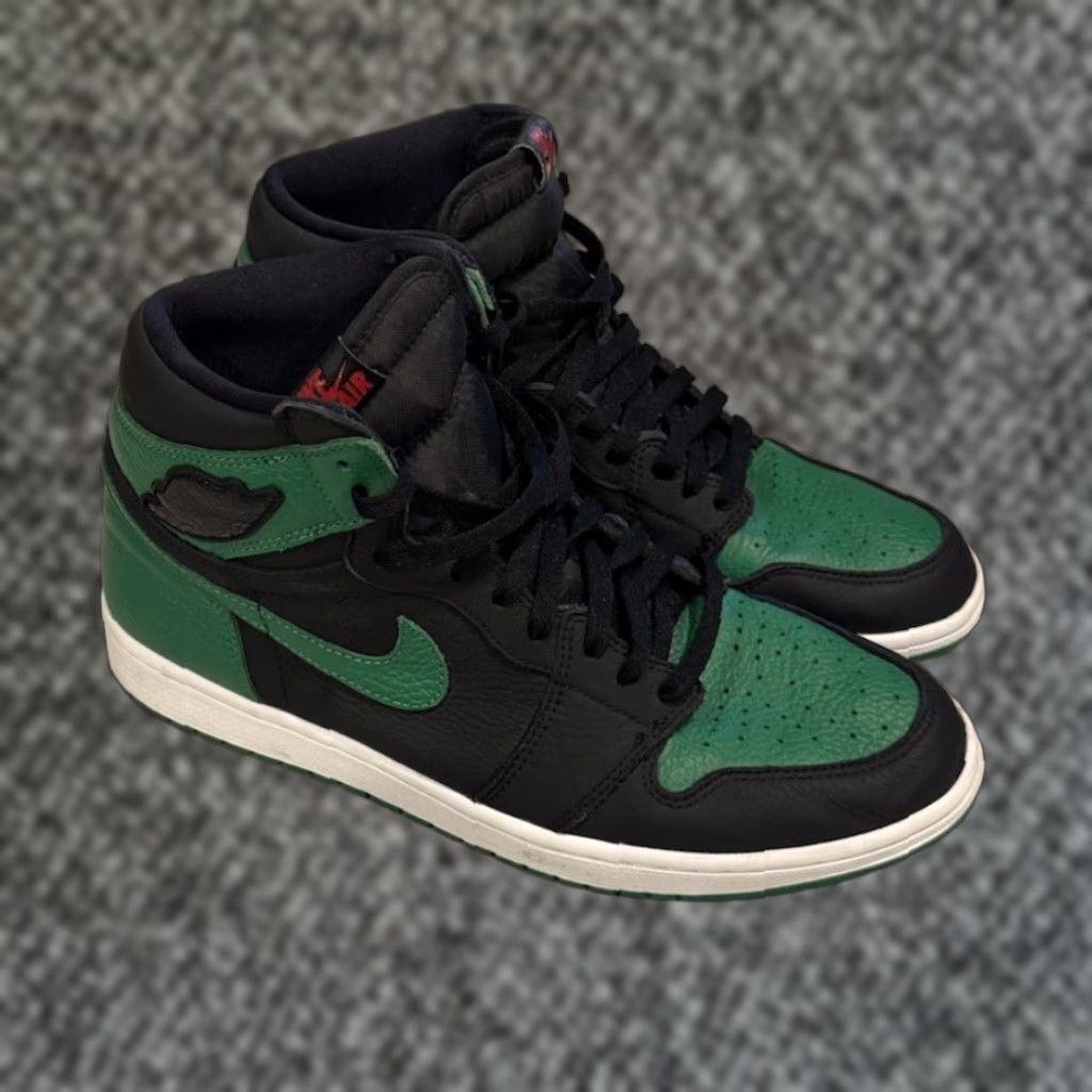 Jordan Brand Nike Air Jordan 1 Retro High OG Pine Green 2.0 2020 - Size 10 - Men - Leather Sneaker - Jordan 555088-030 Size ONE SIZE - 1 Thumbnail