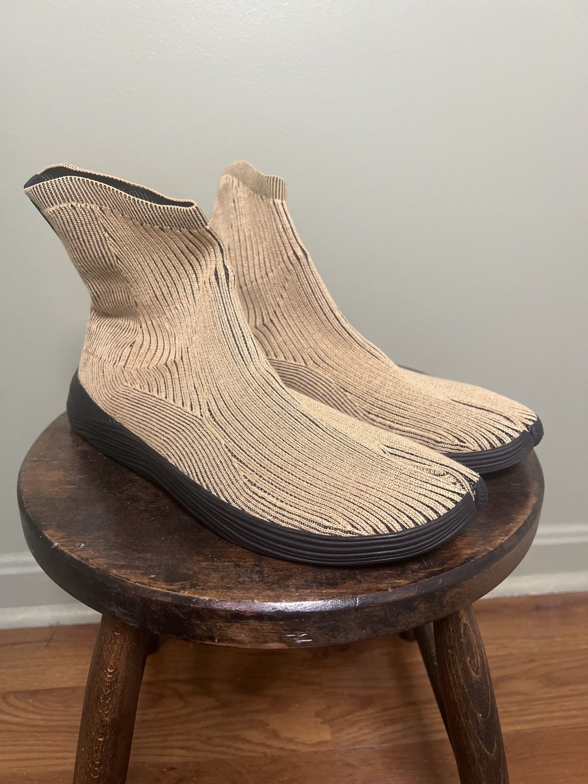 Tabi Footwear ILYSM Tabi - Camel Shadow Stripe Size US 12 / EU 45 - 4 Thumbnail