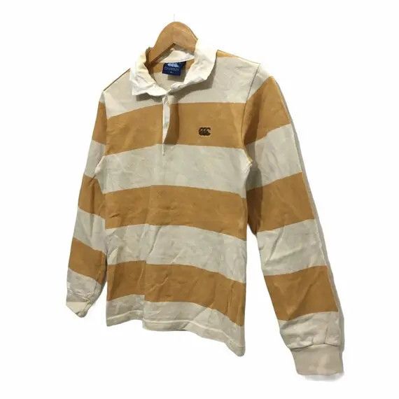 Canterbury of New Zealand Vintage CANTERBURY New Zealand Rugby Striped Polo Tee Shirt Size US S / EU 44-46 / 1 - 4 Thumbnail