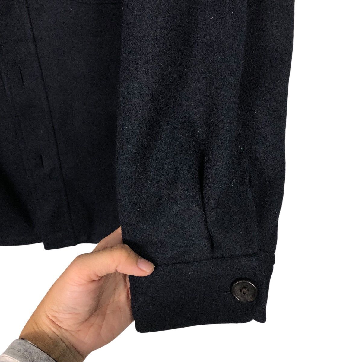 Japanese Brand Rich Blue Vintage Wool Chore Work Jacket Uniqlo Issey Miyake Size US L / EU 52-54 / 3 - 16 Thumbnail