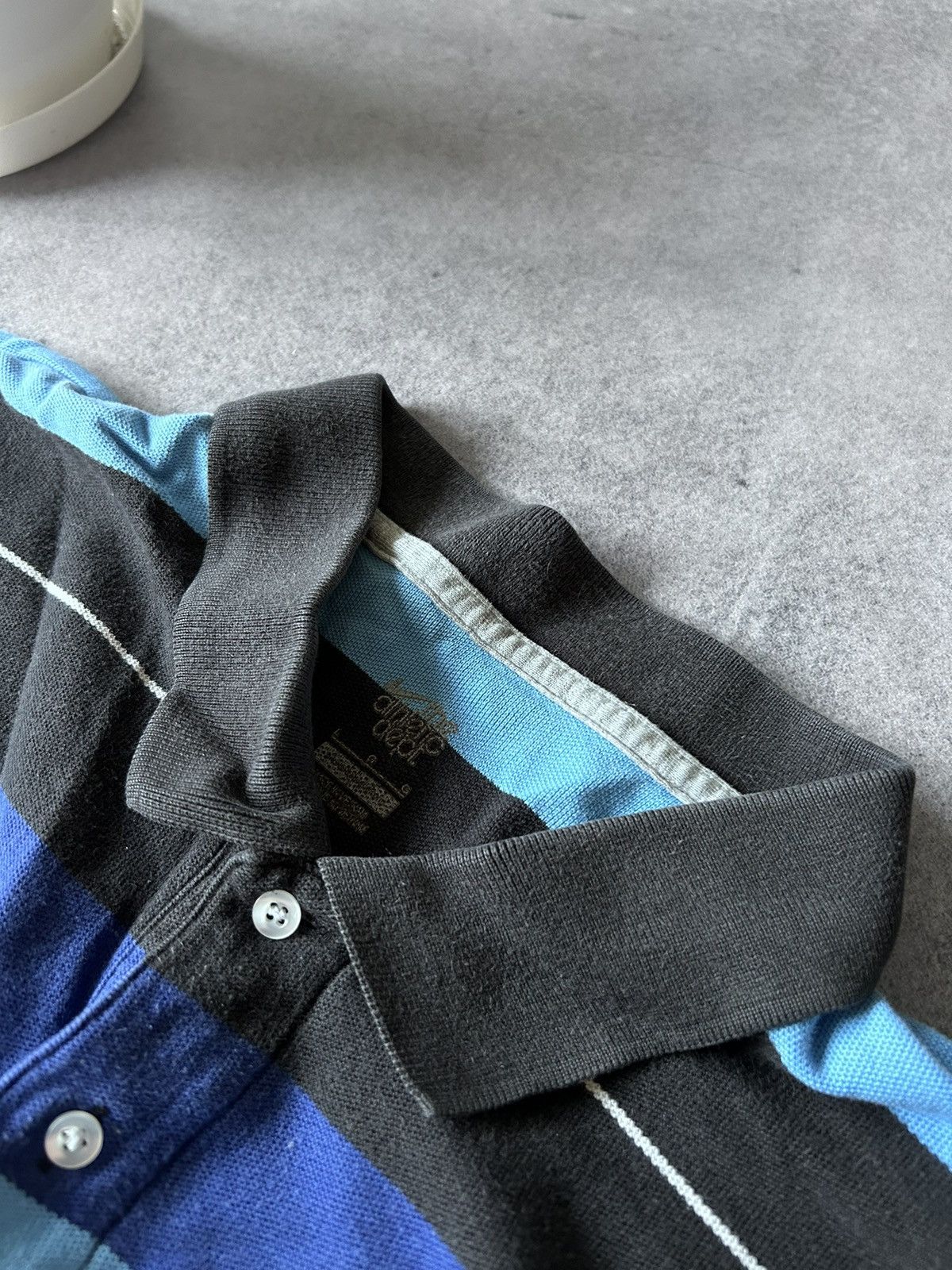 Nike × Vintage Vintage Nike Rugby striped polos shirt mens y2k Size US L / EU 52-54 / 3 - 3 Thumbnail