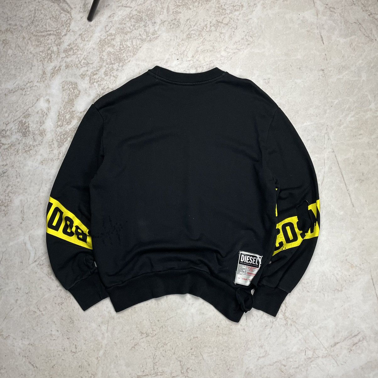 Diesel Diesel S-Bay Holes Distressed Y2K Sweatshirt Size US M / EU 48-50 / 2 - 10 Thumbnail