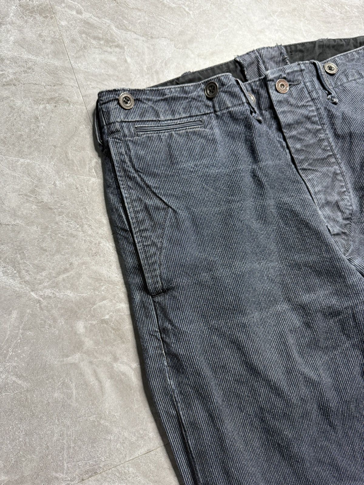 RRL Ralph Lauren RRL INDIGO DYED OFFICER PANTS Size US 32 / EU 48 - 3 Thumbnail