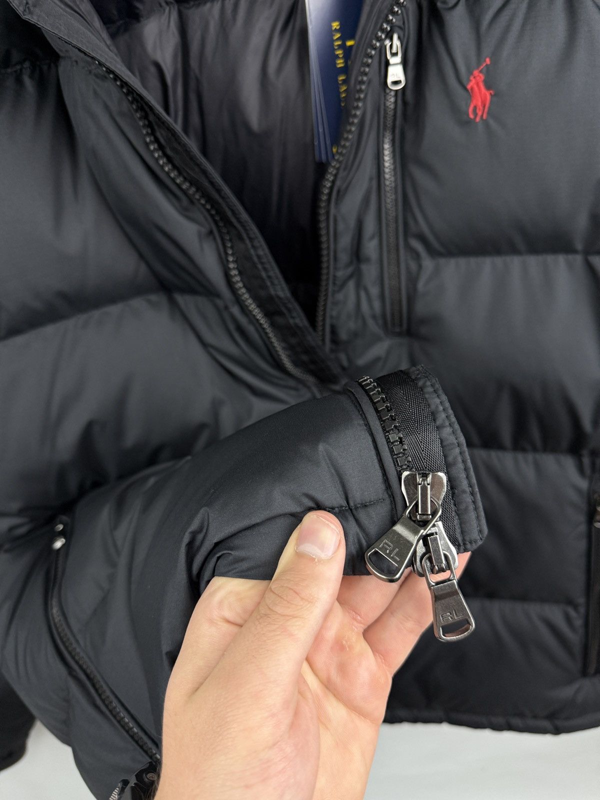 Polo Ralph Lauren 🇺🇸❗️NEW Ralph Lauren Hooded Down Puffer Black El Cap Jacket Size US XL / EU 56 / 4 - 14 Thumbnail