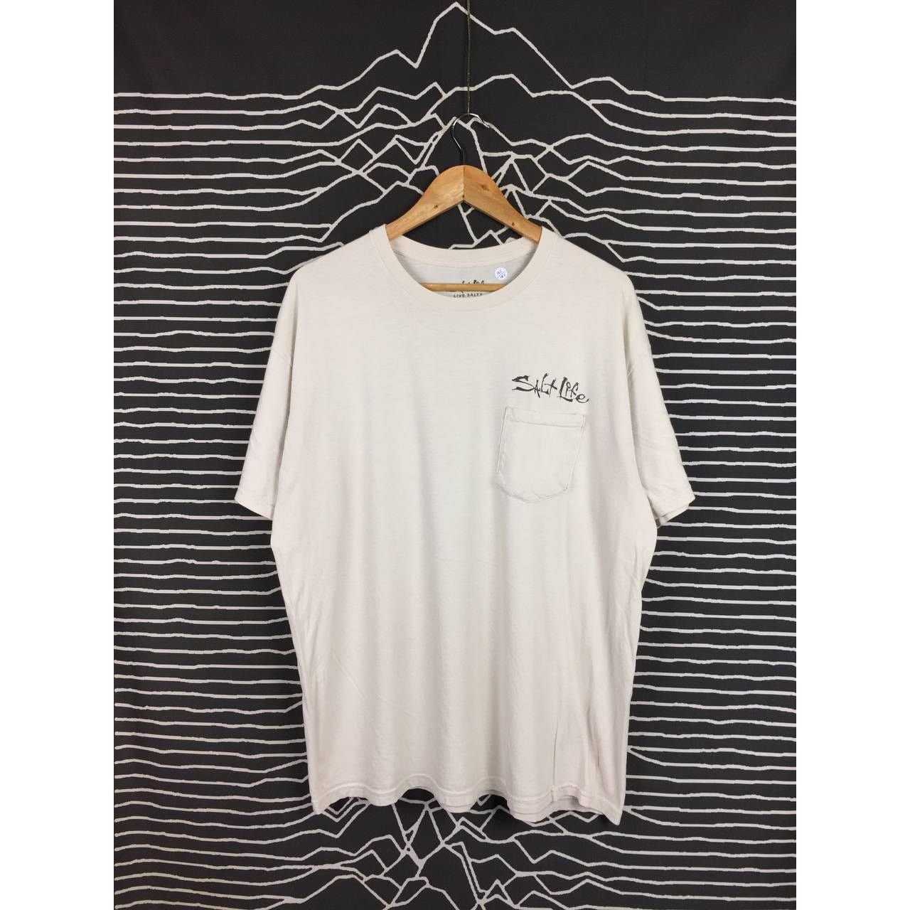 Vintage Salt life Live Salty Board Repair Surfwear Pocket Tee Size US XL / EU 56 / 4 - 4 Thumbnail