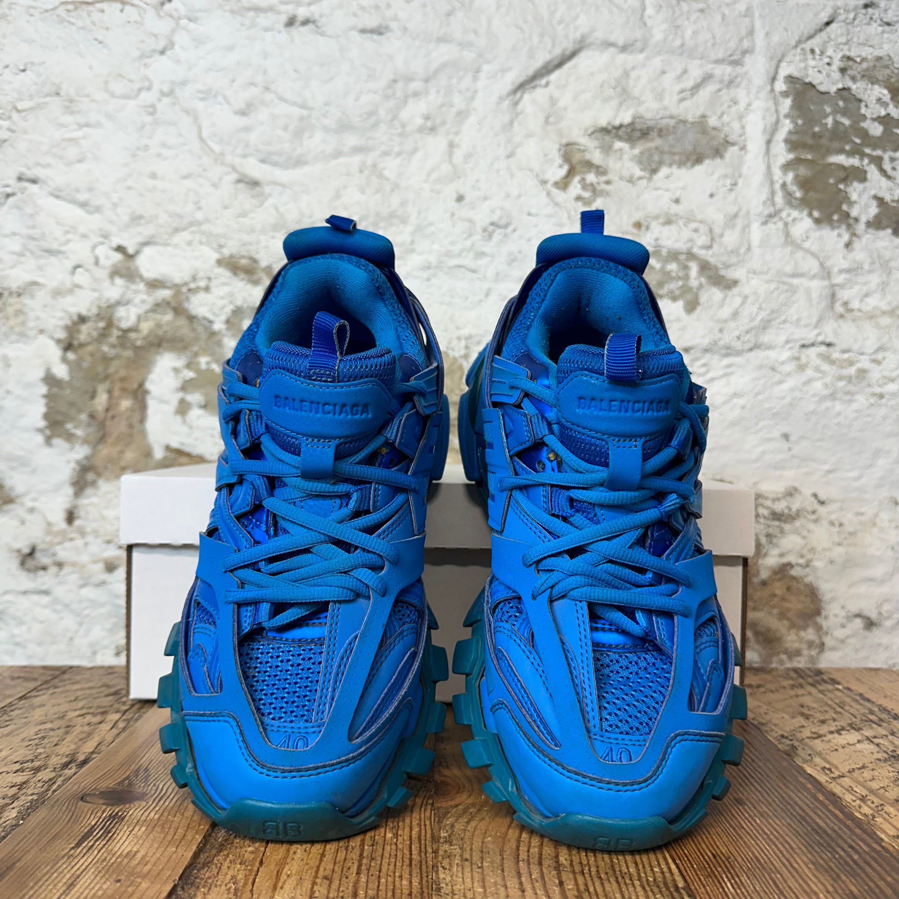 Balenciaga Balenciaga Track Runner Triple Blue Sneaker Sz 7 (40) Size US 7 / EU 40 - 3 Thumbnail