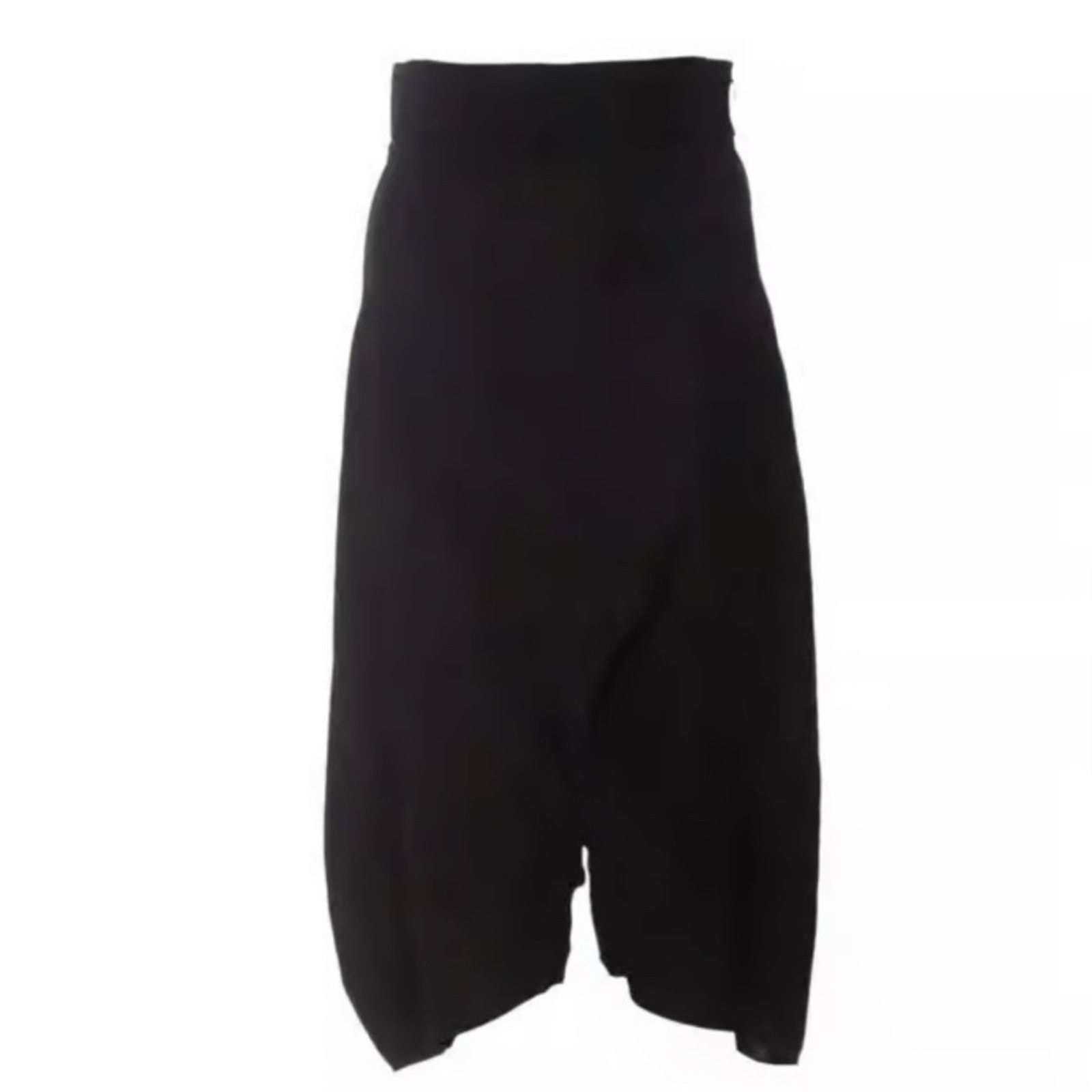 Yves Saint Laurent Vintage YSL x Stefano Pilati 09 Wool Harem Pants Black FR 40 Size 28" / US 6 / IT 42 - 13 Thumbnail