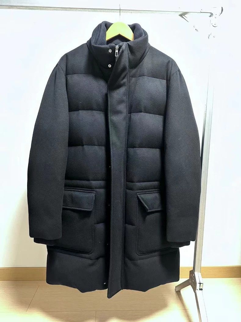 Loro Piana LORO PIANA Naval blue vicuna camel down jacket Size US M / EU 48-50 / 2 - 1 Thumbnail