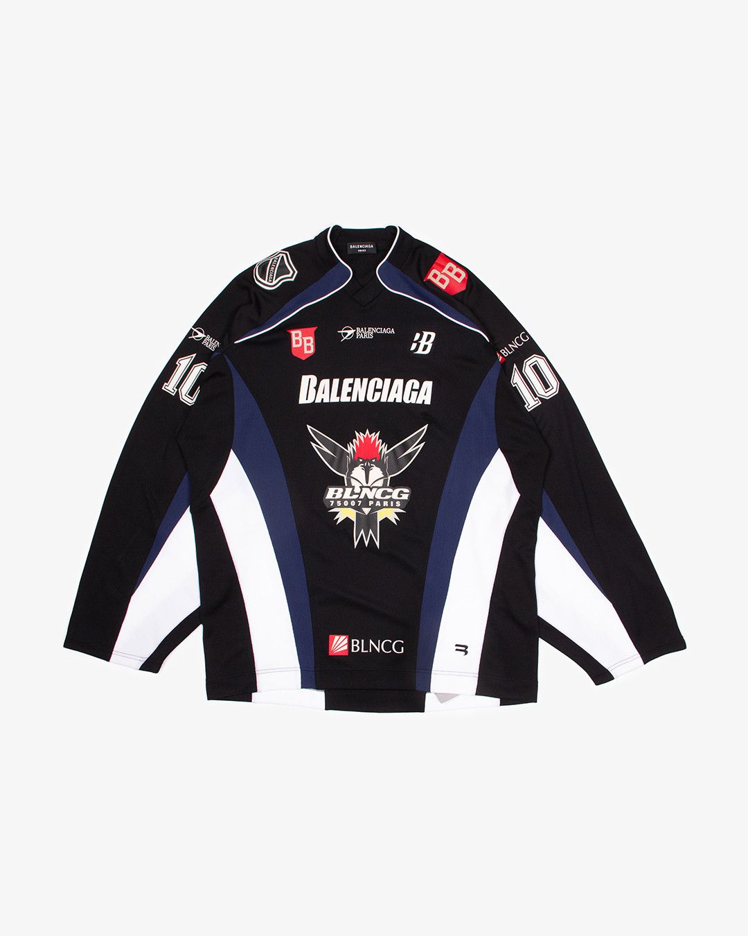 Balenciaga BALENCIAGA MESH HOCKEY JERSEY Size US XS / EU 42 / 0 - 1 Thumbnail