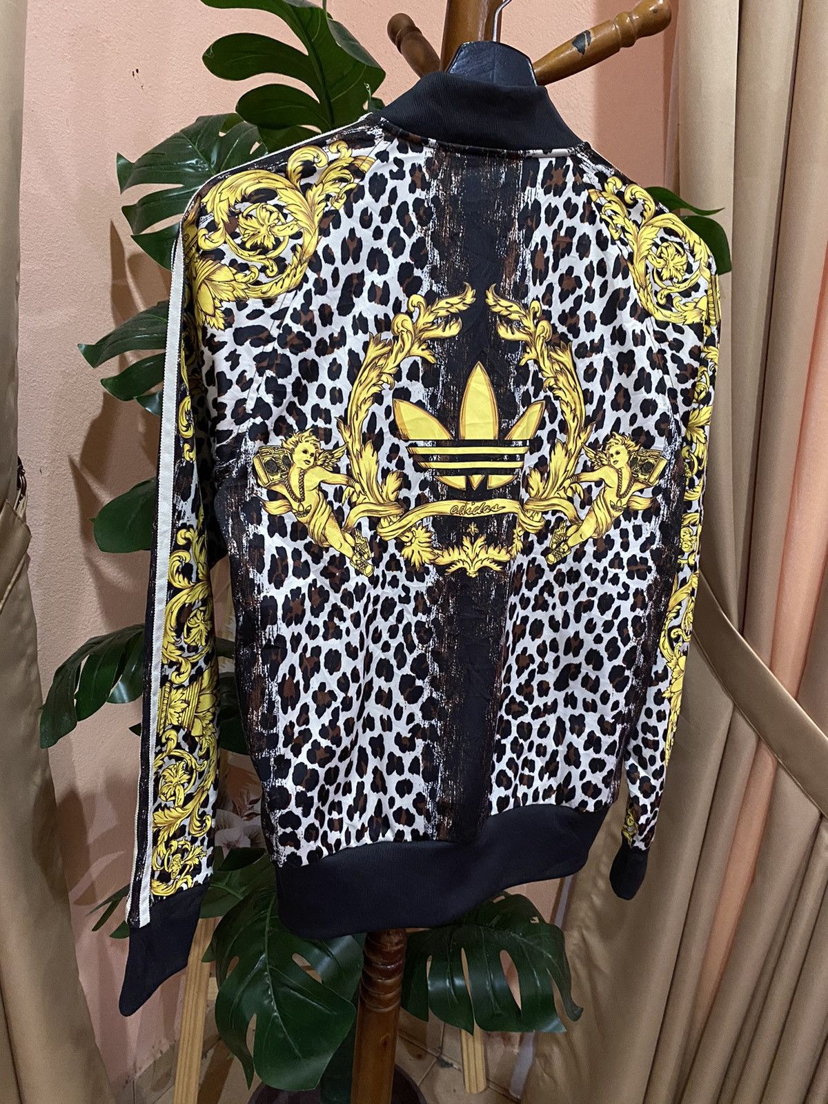 Adidas × Jeremy Scott Adidas Jeremy Scott Leopard Print Baroque Jacket - Unisex Size US S / EU 44-46 / 1 - 16 Thumbnail