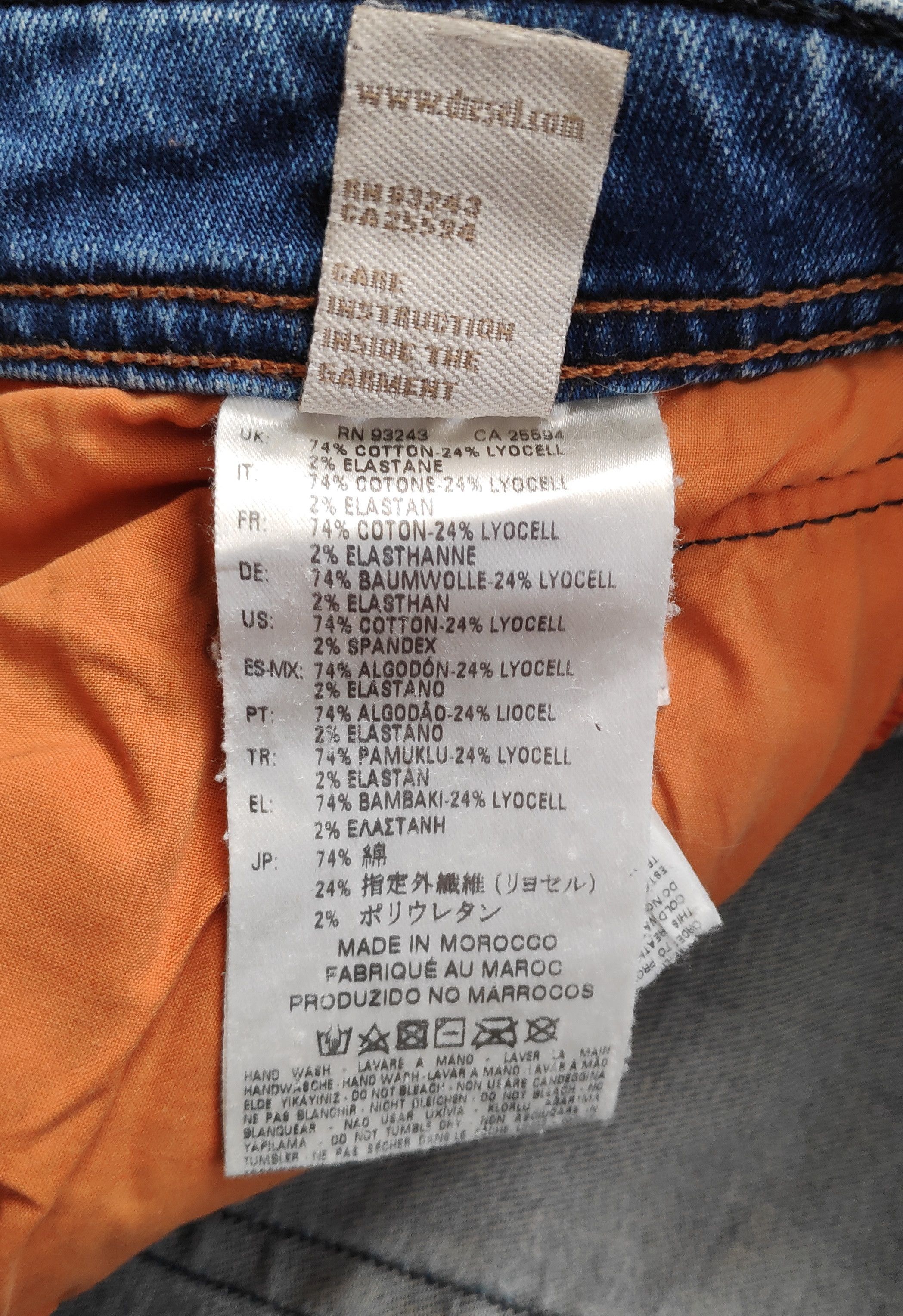 Diesel Diesel Belther Denim Jeans Regular Slim Tapered sz W30 L30 Size US 30 / EU 46 - 10 Thumbnail