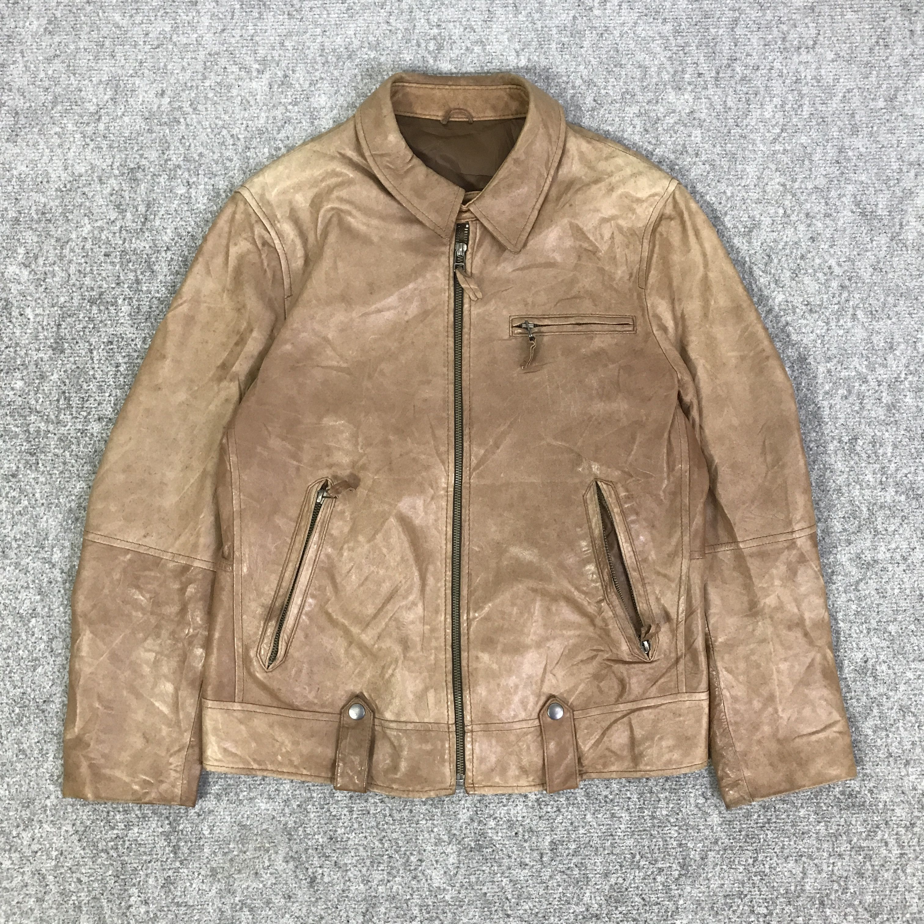 Japanese Brand GOOD DAY LEATHER COLLECTION JACKET K92B5 Size US M / EU 48-50 / 2 - 1 Thumbnail
