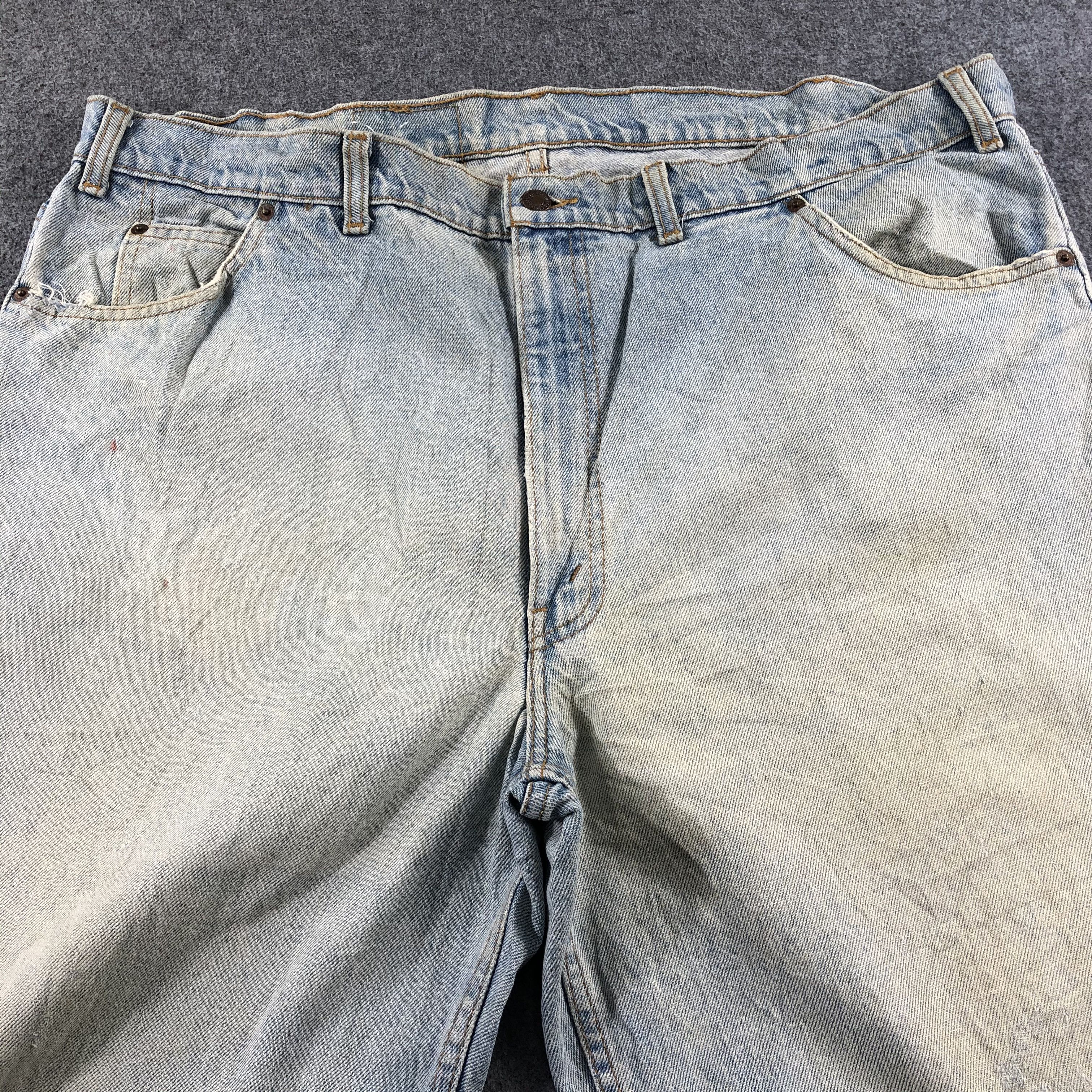 Levi's 90s Vintage Light Wash Levis Jeans-J2643 Size US 43 - 3 Thumbnail