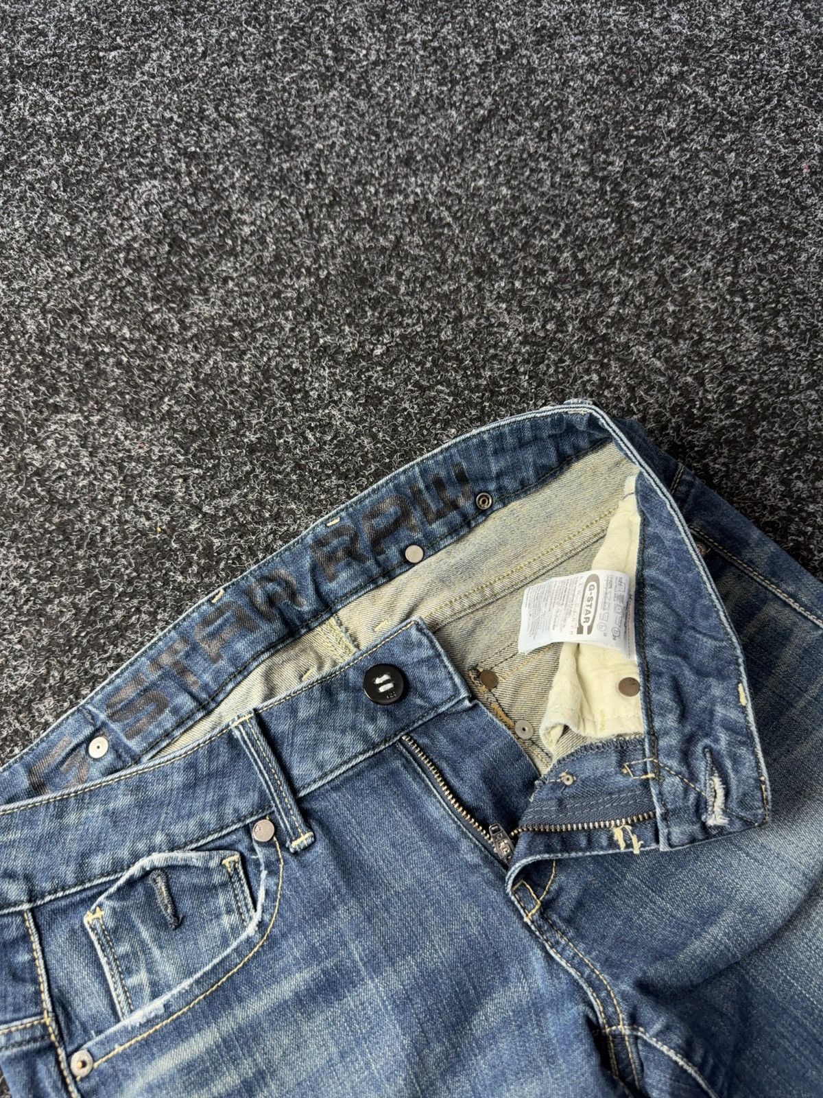G-Star Vintage Avant 00s Garde Skinny Y2K G-Star Raw denim pants Size 29" - 5 Thumbnail