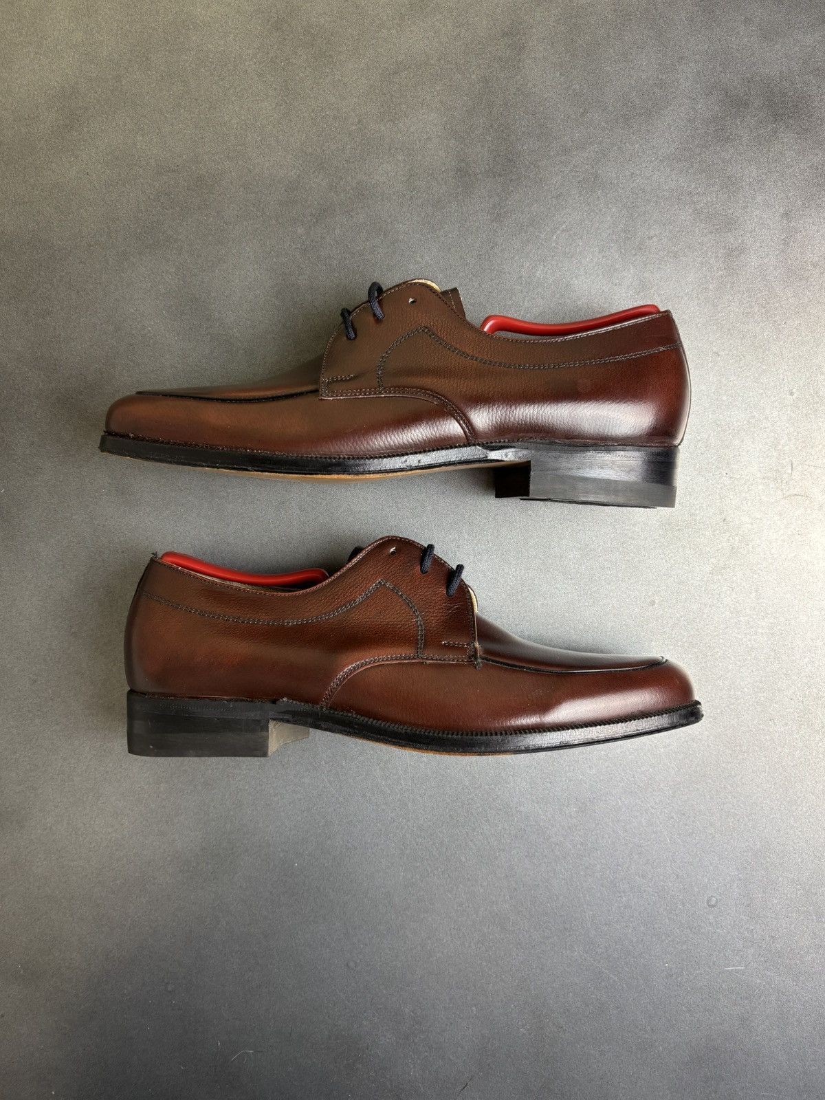 Eaton × Leather × Vintage 1960s Vintage Loafers 1970s Leather Moc Toe Size US 9 / EU 42 - 24 Thumbnail