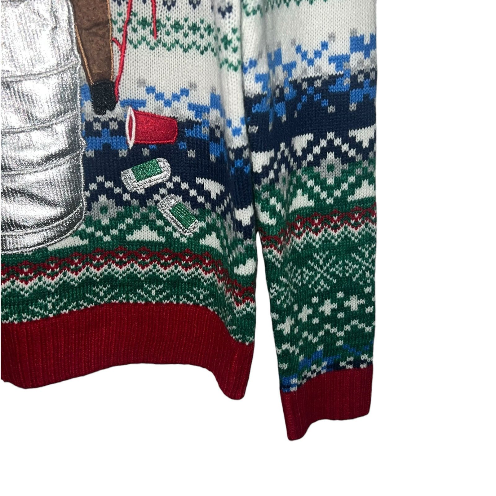 Other Unisex Blizzard Bay Ugly Christmas Sweater With Reindeers SM Size US S / EU 44-46 / 1 - 5 Thumbnail