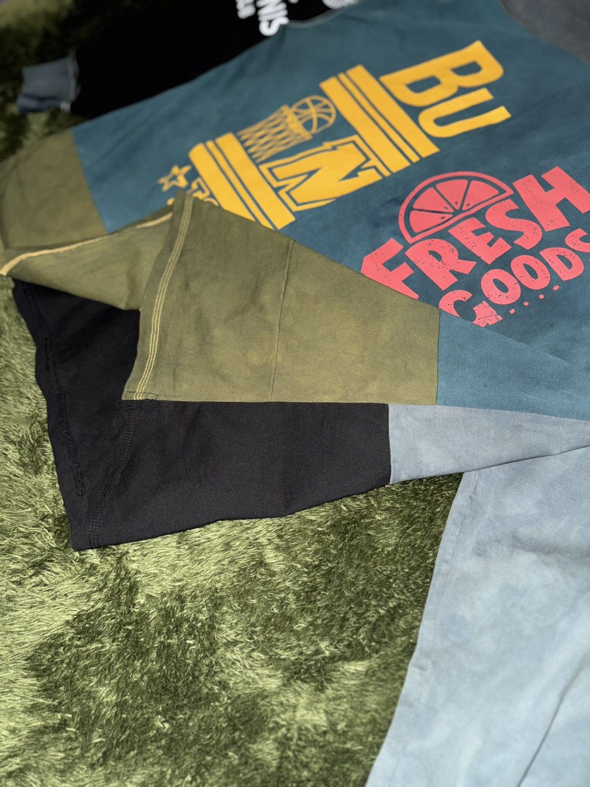 Japanese Brand [XL] Reover Hand-Dyed Rework Triple Stitch Long sleeve Size US XL / EU 56 / 4 - 12 Thumbnail