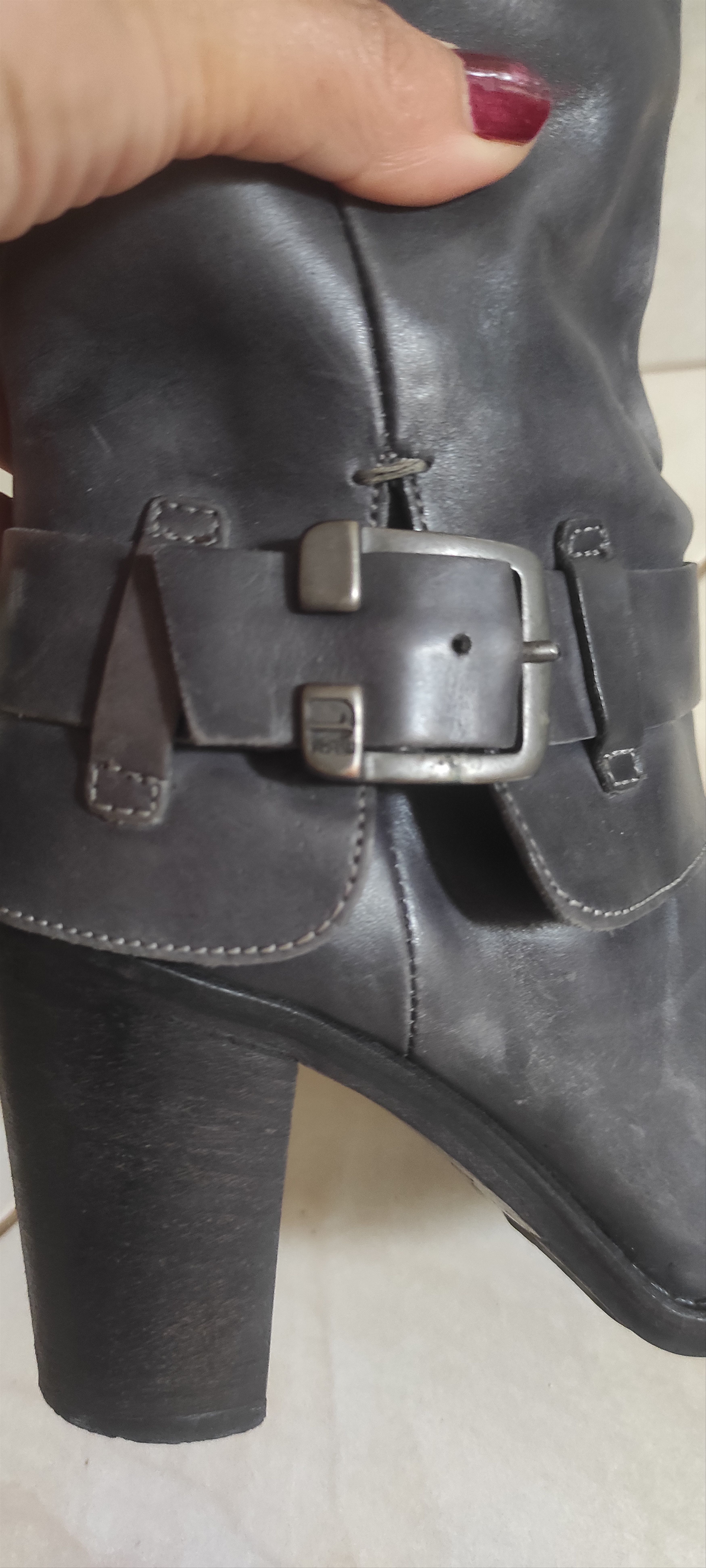 G-Star G Star Raw Footwear Leather Knee High Boot Made Italy Size US 6 / IT 36 - 3 Thumbnail
