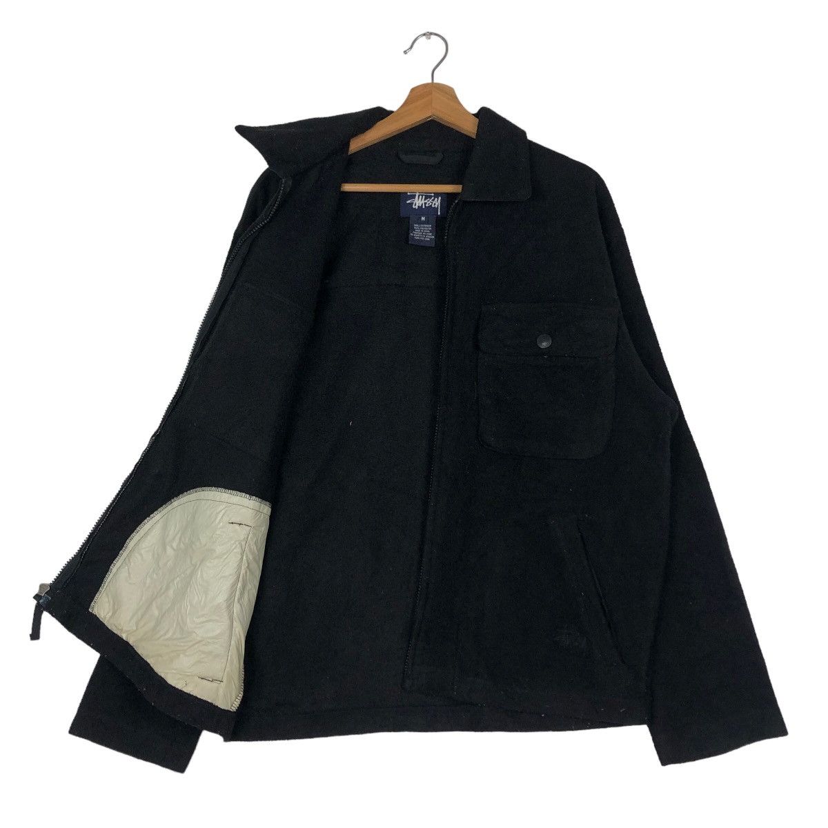 Stussy 🔥Vintage Stussy Zipper Jacket Big Pocket Biker Wear Size US M / EU 48-50 / 2 - 11 Thumbnail