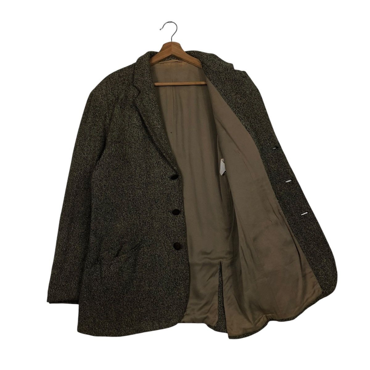 Emporio Armani 🔥VINTAGE WOOL HERRINGBONE JACKET EMPORIA ARMANI MADE ITALY Size US M / EU 48-50 / 2 - 13 Thumbnail