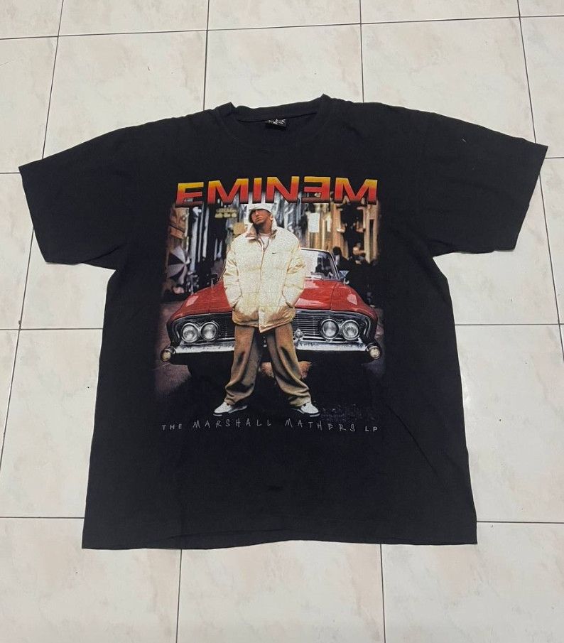 Eminem Vintage bootleg Eminem rapper tshirt Size US XL / EU 56 / 4 - 1 Thumbnail
