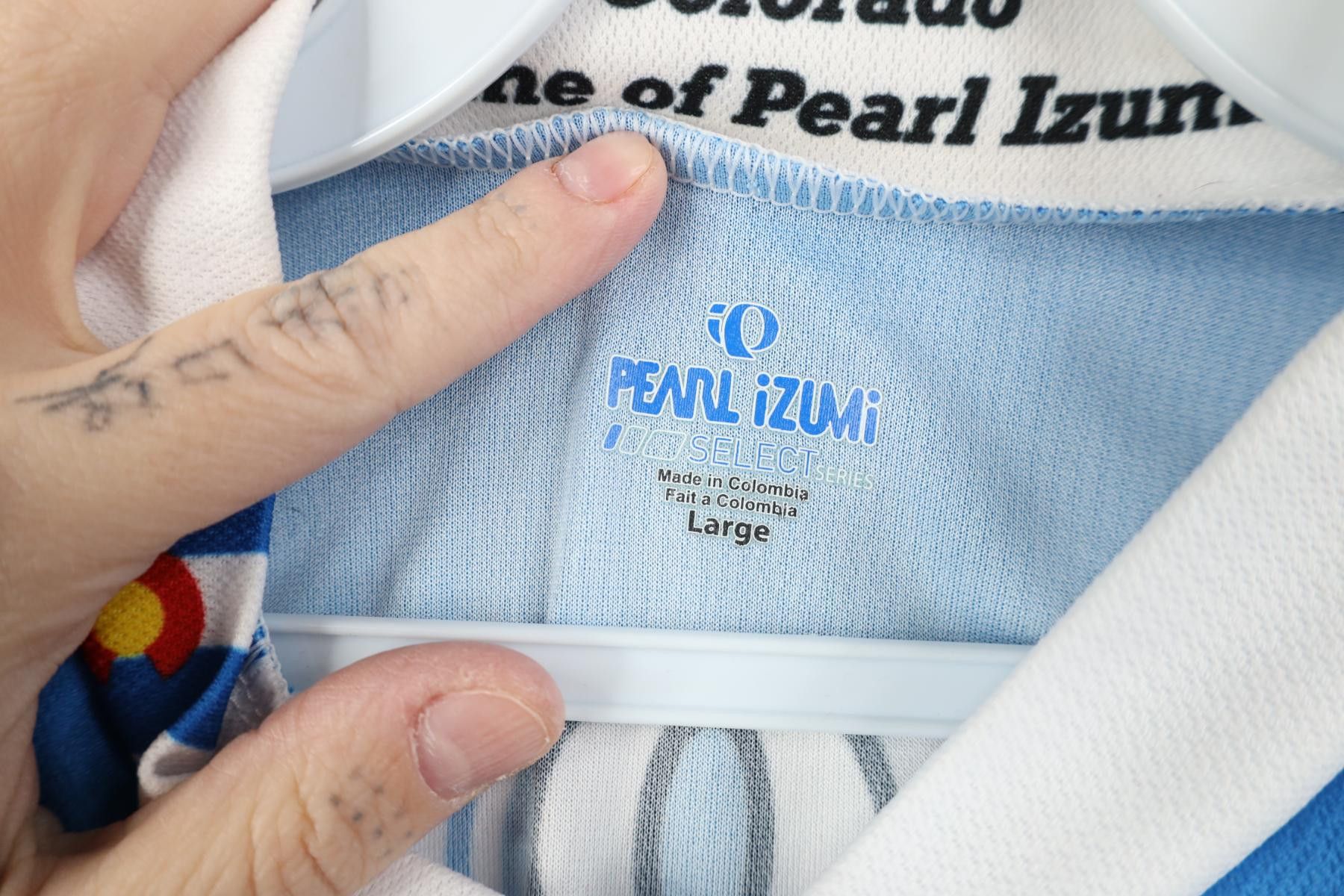 PEARL iZUMi Vintage Pearl Izumi All Over Print Bicycle Cycling Jersey Size US L / EU 52-54 / 3 - 9 Thumbnail