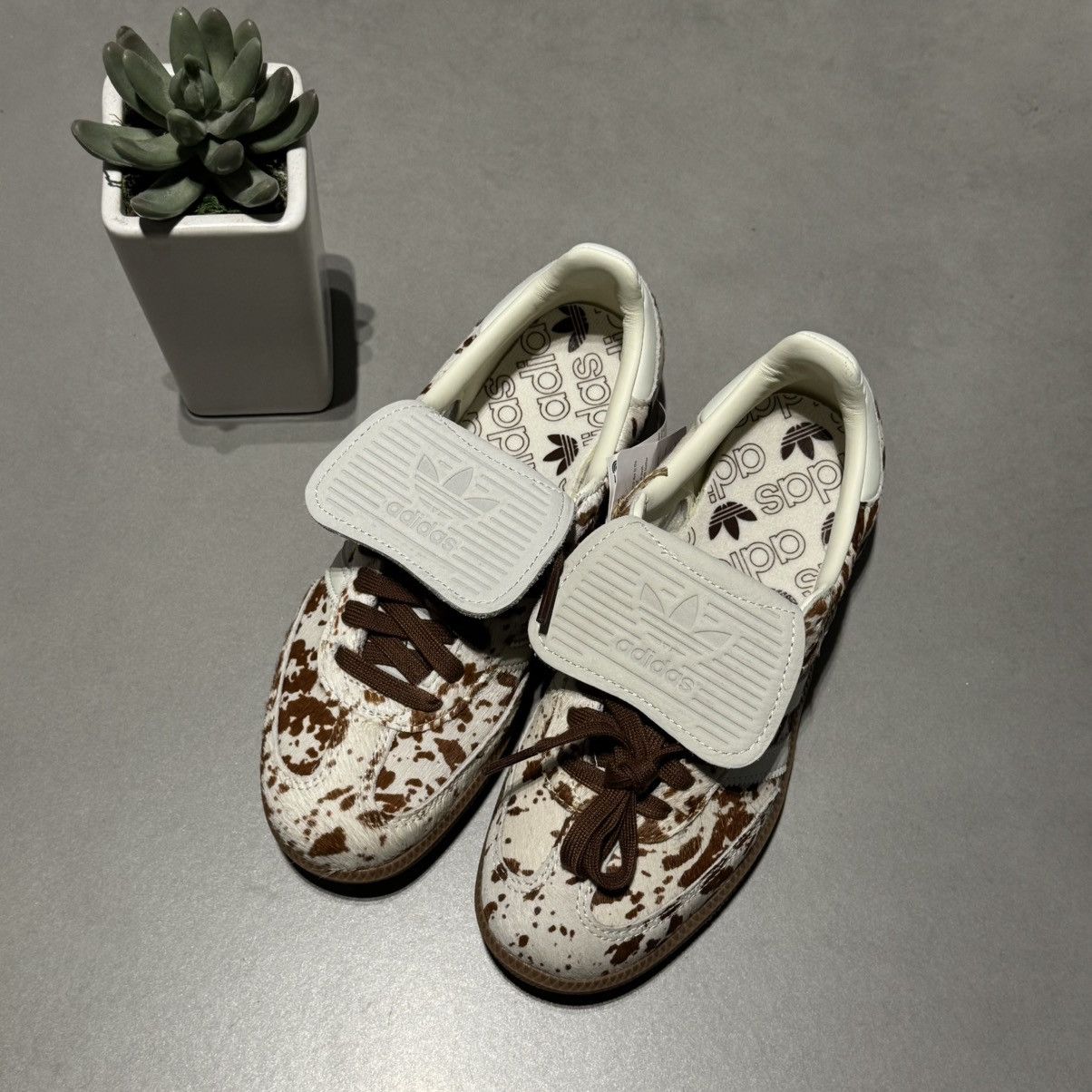 Adidas Adidas Samba LT Cow Print Brown White Us 6 Size US 6.5 / IT 36.5 - 5 Thumbnail