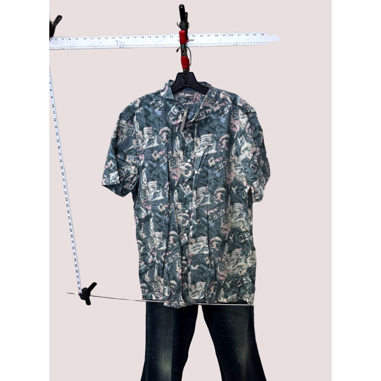 Asos Asos Floral Short Sleeve Button Up Shirt 2XL Tall 2XLT Multicolor Men NWT Size US XXL / EU 58 / 5 - 1 Thumbnail