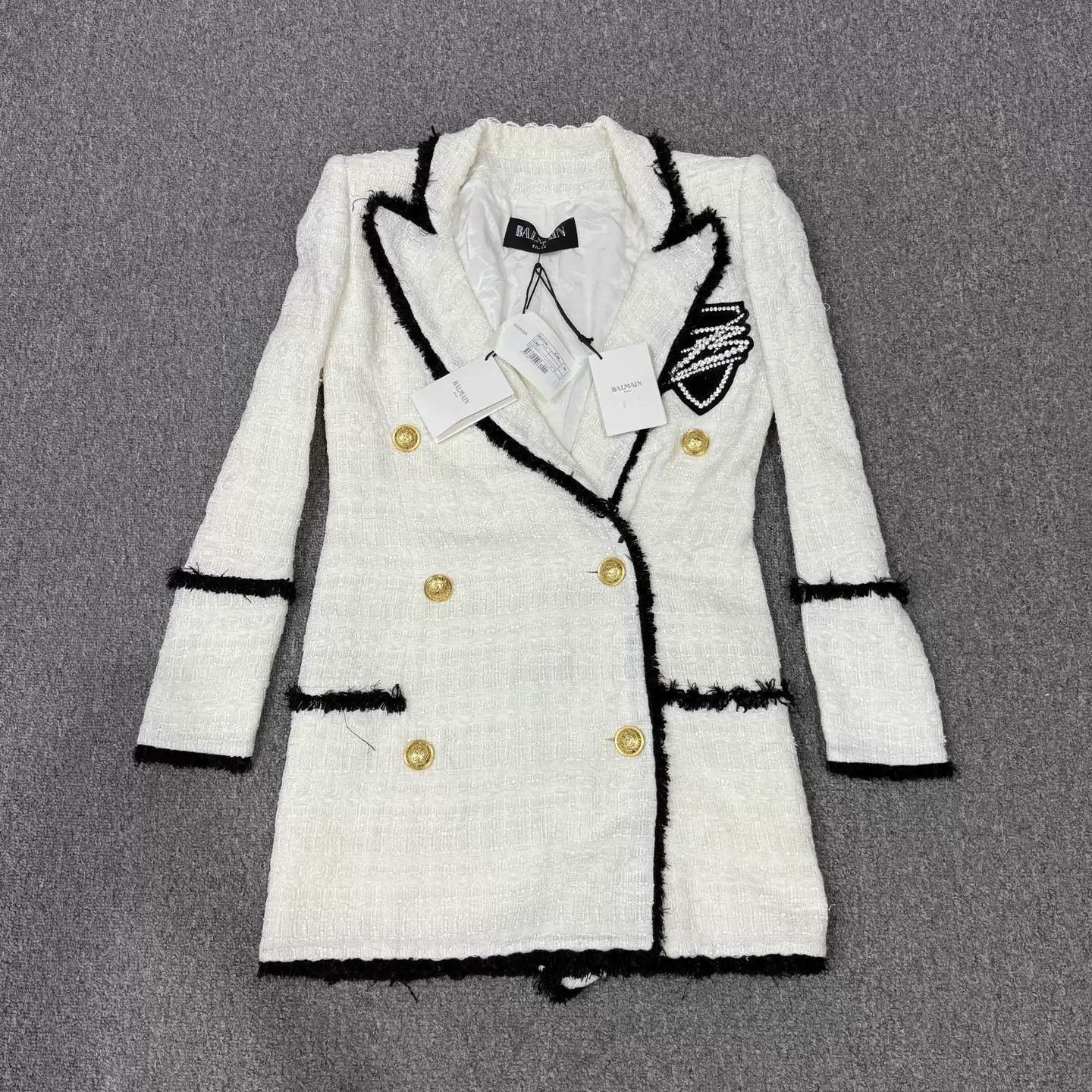 Balmain Balmain Tweed Coat-Dress NWT 38 Size XS / US 0-2 / IT 36-38 - 1 Thumbnail