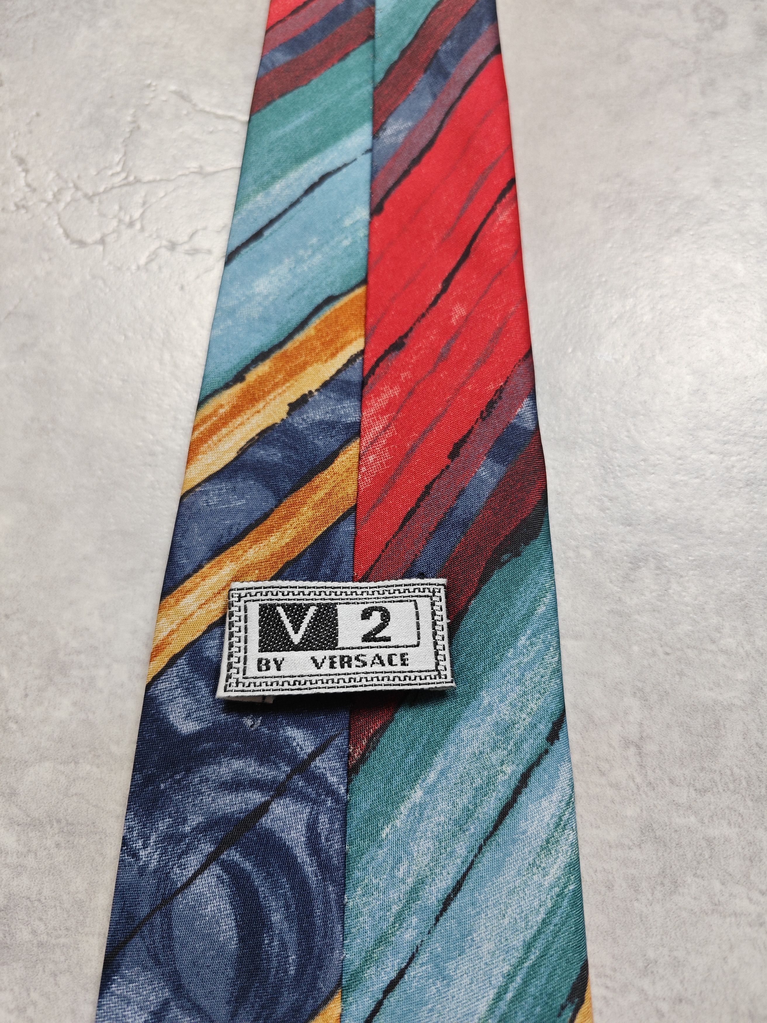 Versace Versace Vintage Silk Tie Size ONE SIZE - 4 Thumbnail