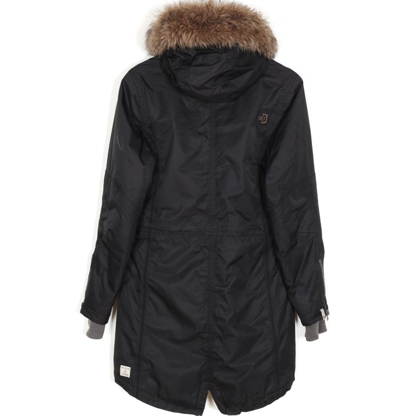 Vintage DIDRIKSONS LINDSEY PARKA Jacket Women Size 36 Fur Hooded Waterproof MJ6387 Size XS / US 0-2 / IT 36-38 - 4 Thumbnail