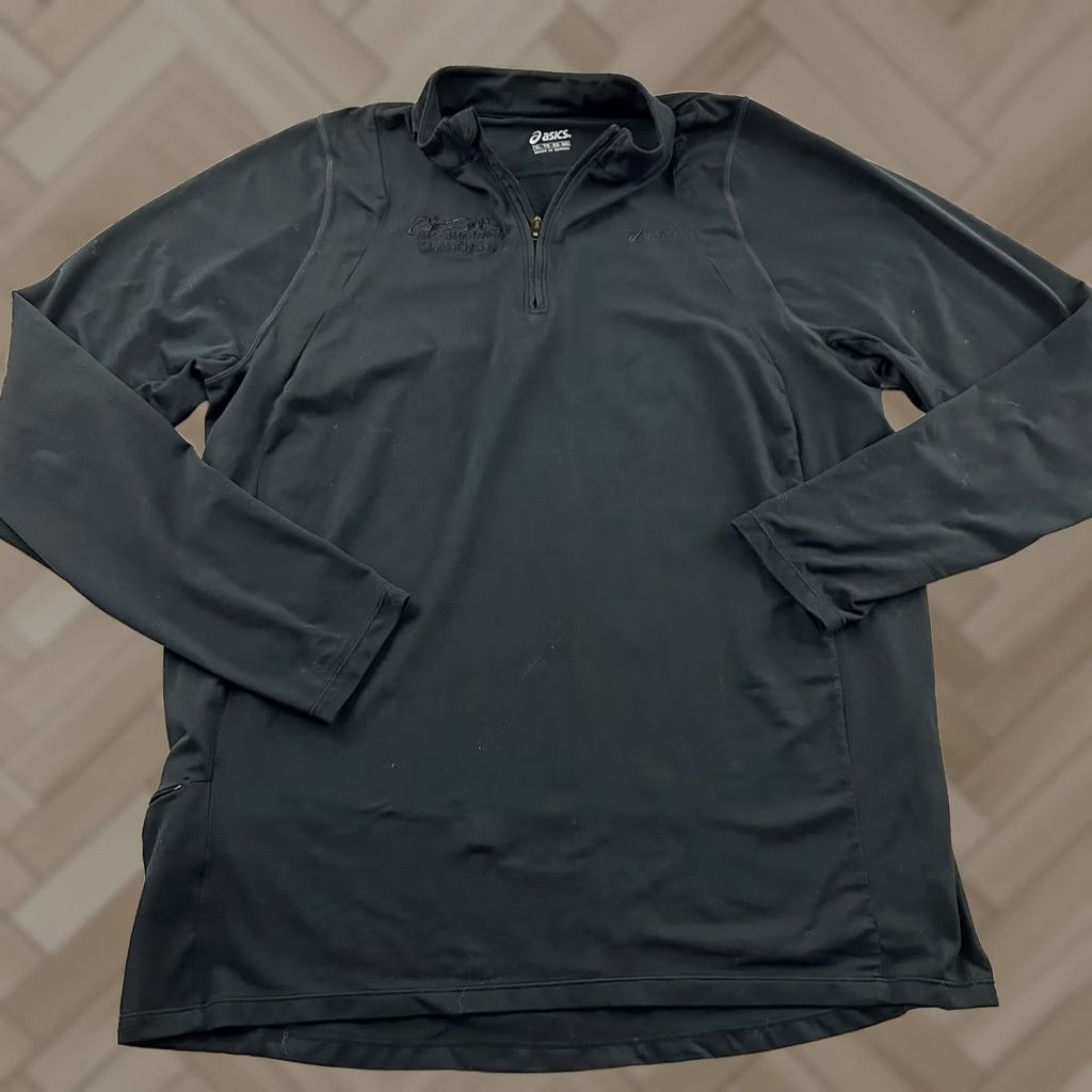 Asics ASICS Big Sur Half Marathon Pullover Jacket Men's XL Black Size US XL / EU 56 / 4 - 1 Thumbnail