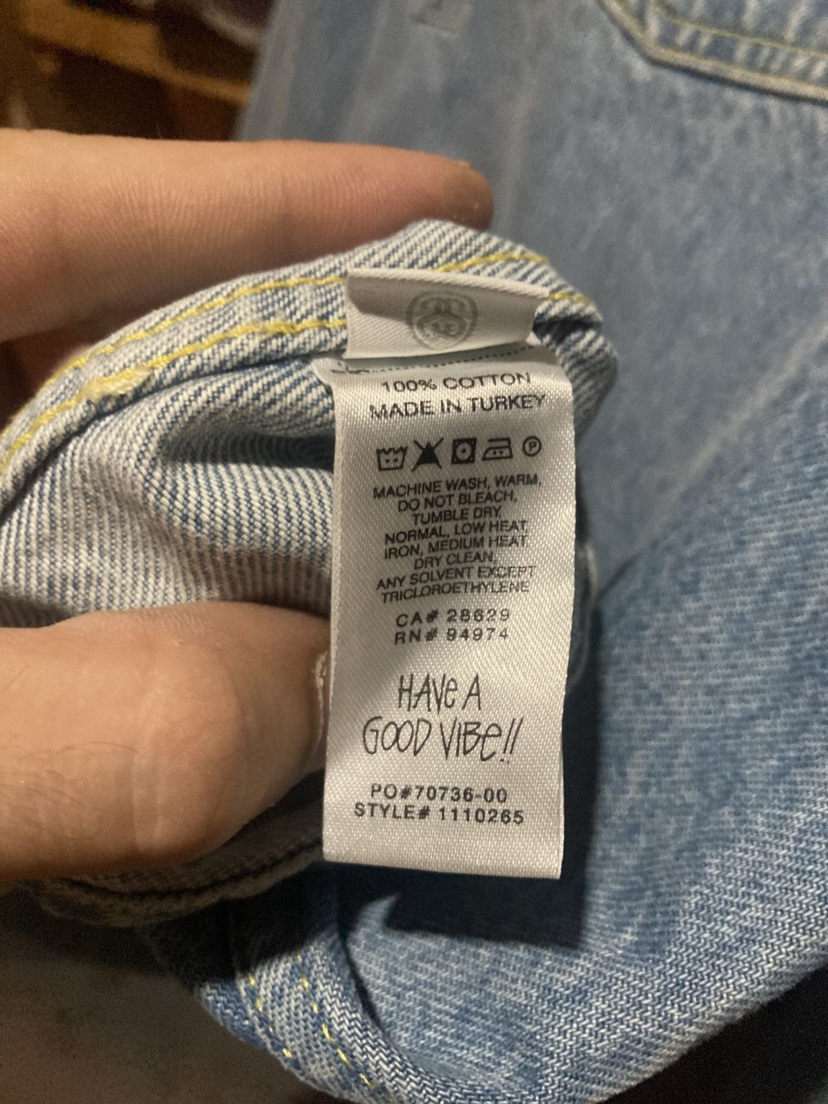 Stussy Stussy Denim Workwear Buttoned Jacket Size US XXL / EU 58 / 5 - 5 Thumbnail