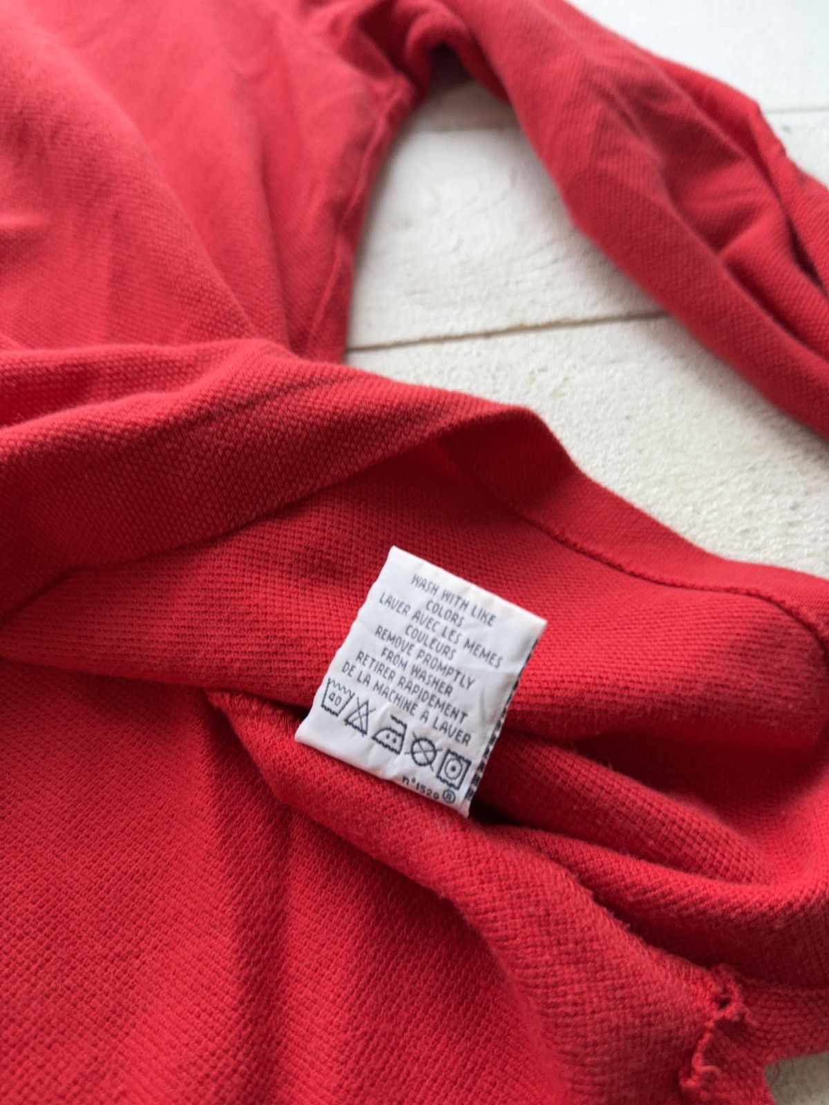 Polo Ralph Lauren 00s. Polo Ralph Lauren Red Long Sleeve Polo Shirt Vintage L Size US L / EU 52-54 / 3 - 9 Thumbnail