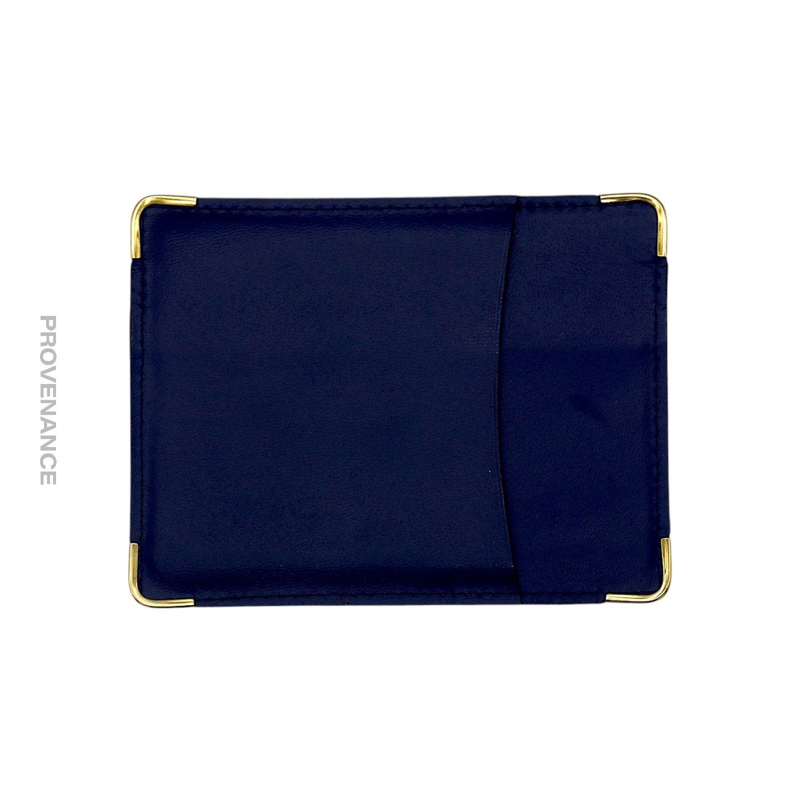 Rolex 🔴 Rolex Card Holder Wallet - Navy Blue Leather Size ONE SIZE - 2 Thumbnail
