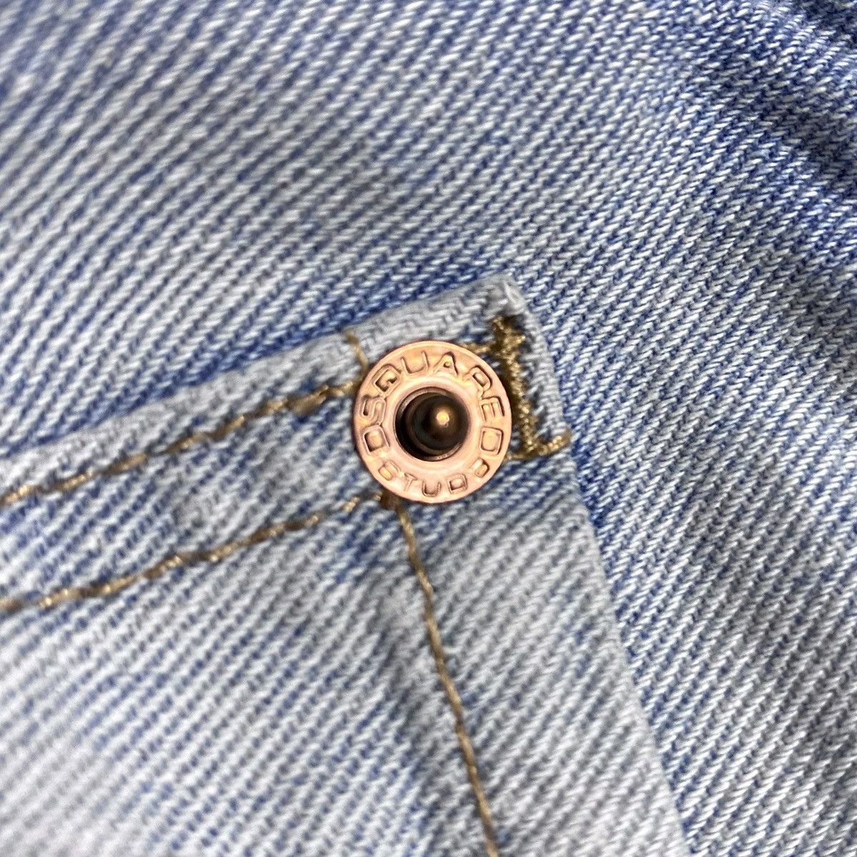 Dsquared2 Women’s Dsquared2 Washed Torn Distressed Jeans Denim Dyed Size 28" / US 6 / IT 42 - 13 Thumbnail