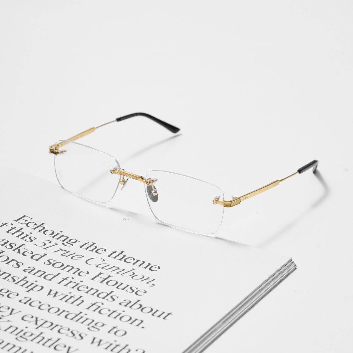 Cartier CARTIER CT0349O 001 GLASSES Size ONE SIZE - 1 Thumbnail