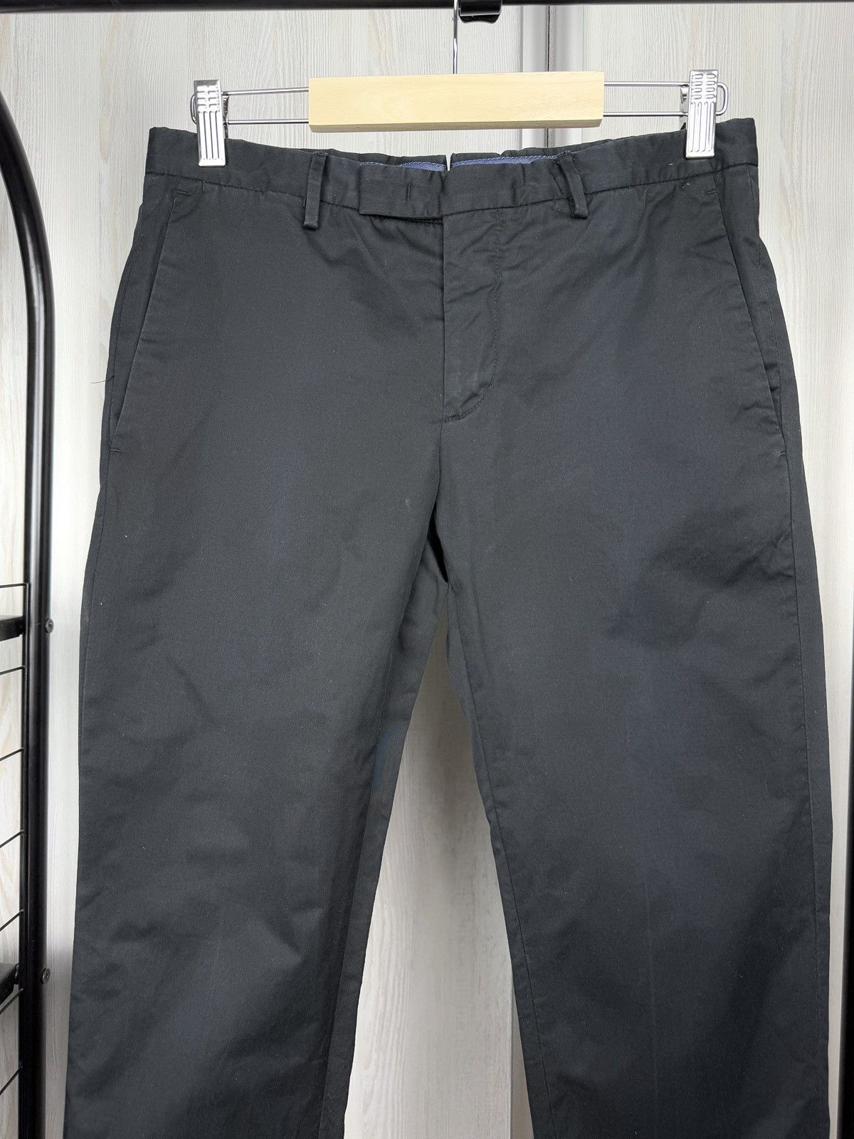 PT Torino PT01 Skinny Fit Stretch basic black chino pants Size US 28 / EU 44 - 3 Thumbnail