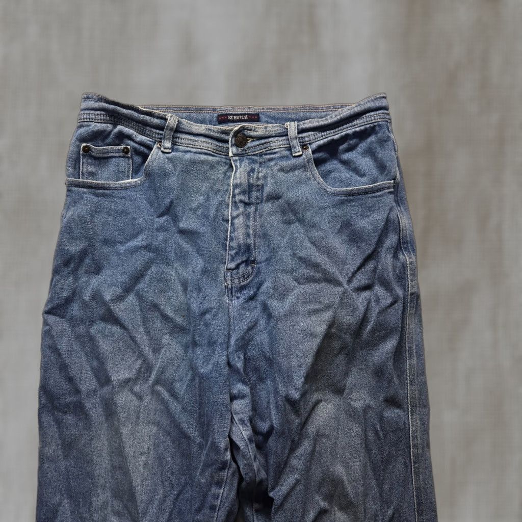 Bill Blass VINTAGE Bill Blass Jeans Women Size 12 Blue Stretch Straight Adult Womens Jeans Jeans Blue Stretch Size 12 Womens 90s Size 34" / US 12 / IT 48 - 1 Thumbnail