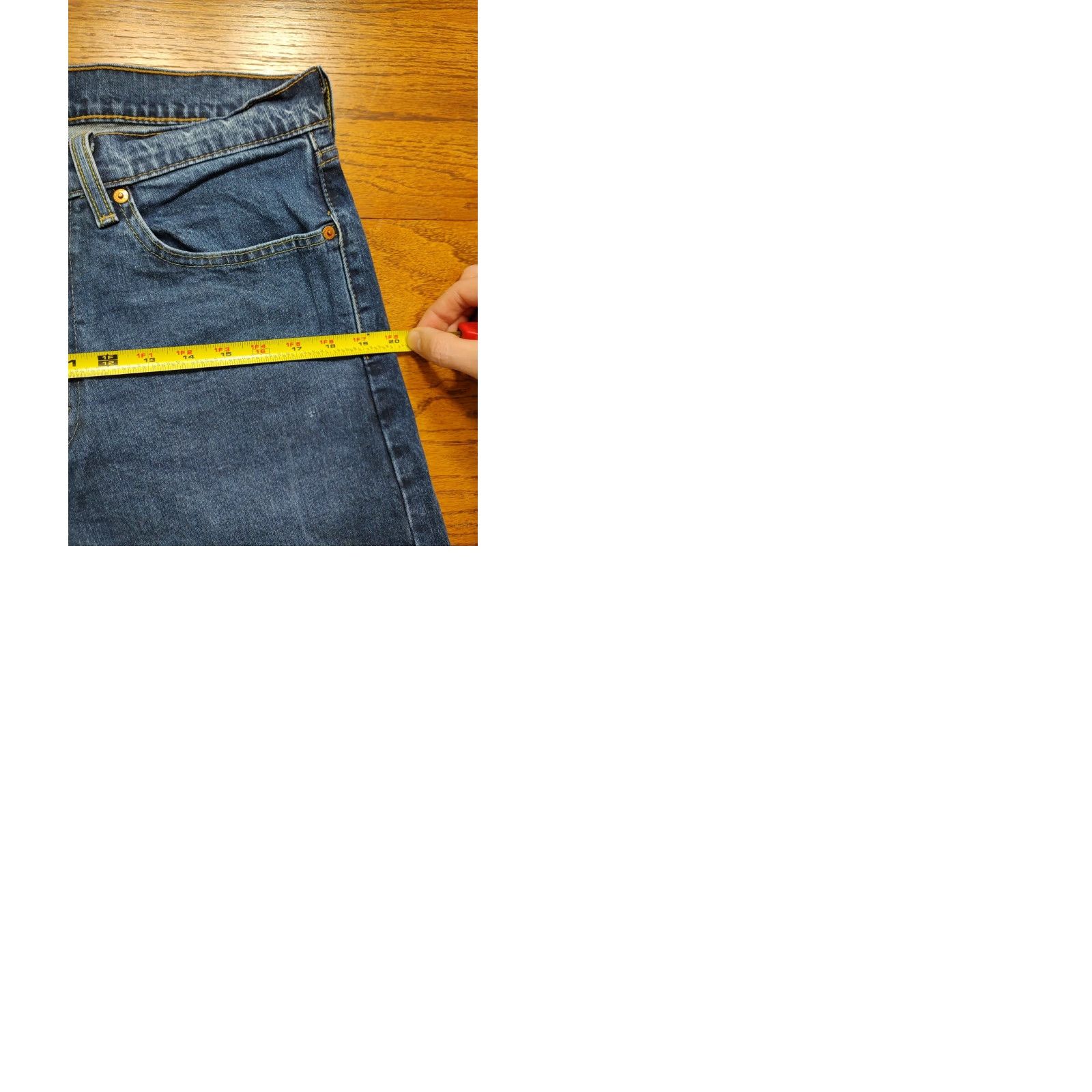 Levi's Levi's 505 Jeans Mens Regular Blue Straight Denim 32x30 5-Pocket Zip Belt Loops Size US 32 / EU 48 - 9 Thumbnail
