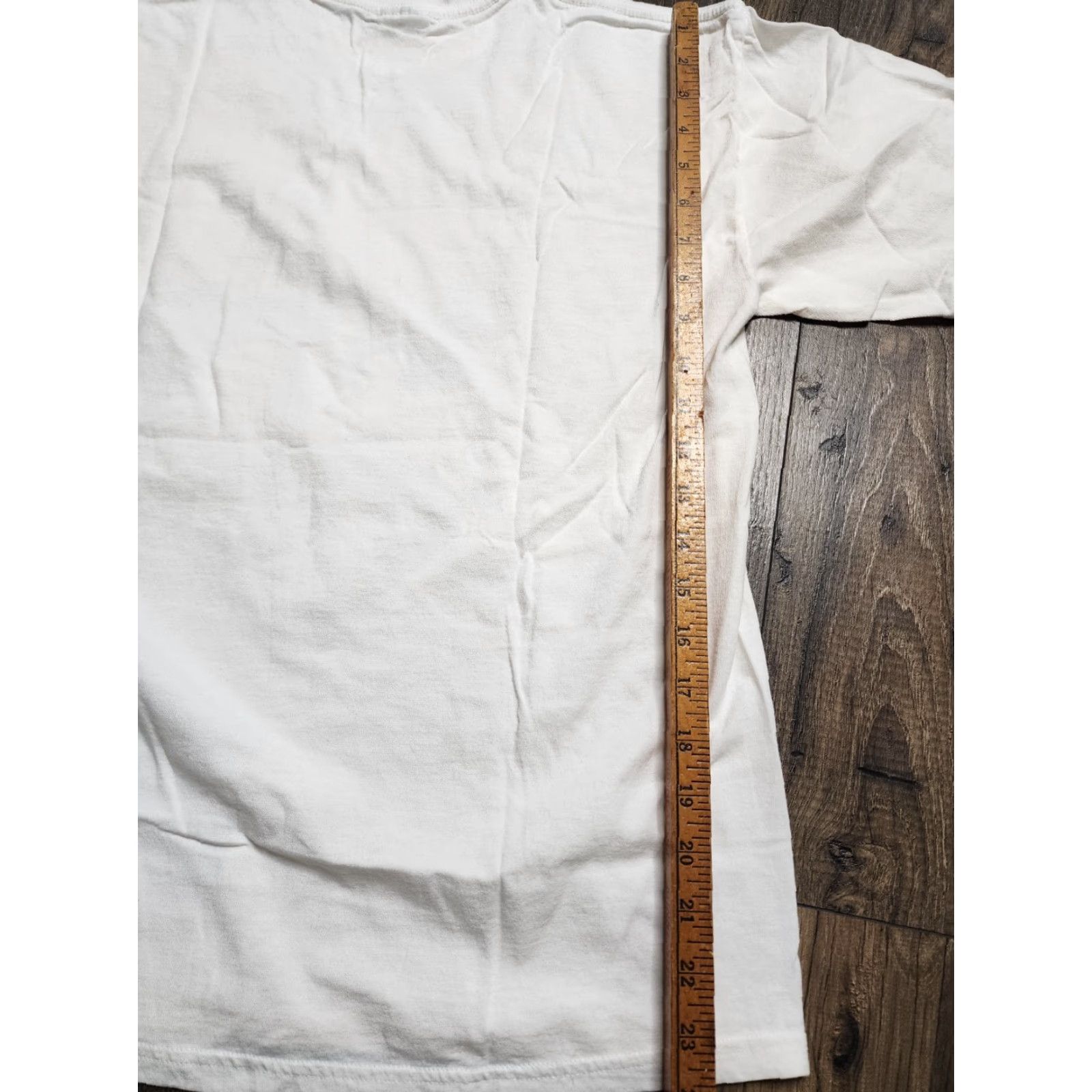 Jerzees VINTAGE Men's T-Shirt 9/11 Gone But Not Forgotten Short Sleeve Crew Neck White 2000s September 11 Memorial Fans Size US L / EU 52-54 / 3 - 2 Thumbnail