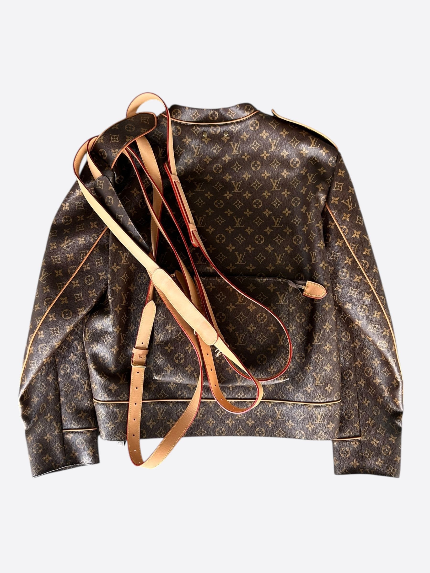 Louis Vuitton Louis Vuitton Brown Monogram Admiral Jacket Size US XXL / EU 58 / 5 - 2 Thumbnail
